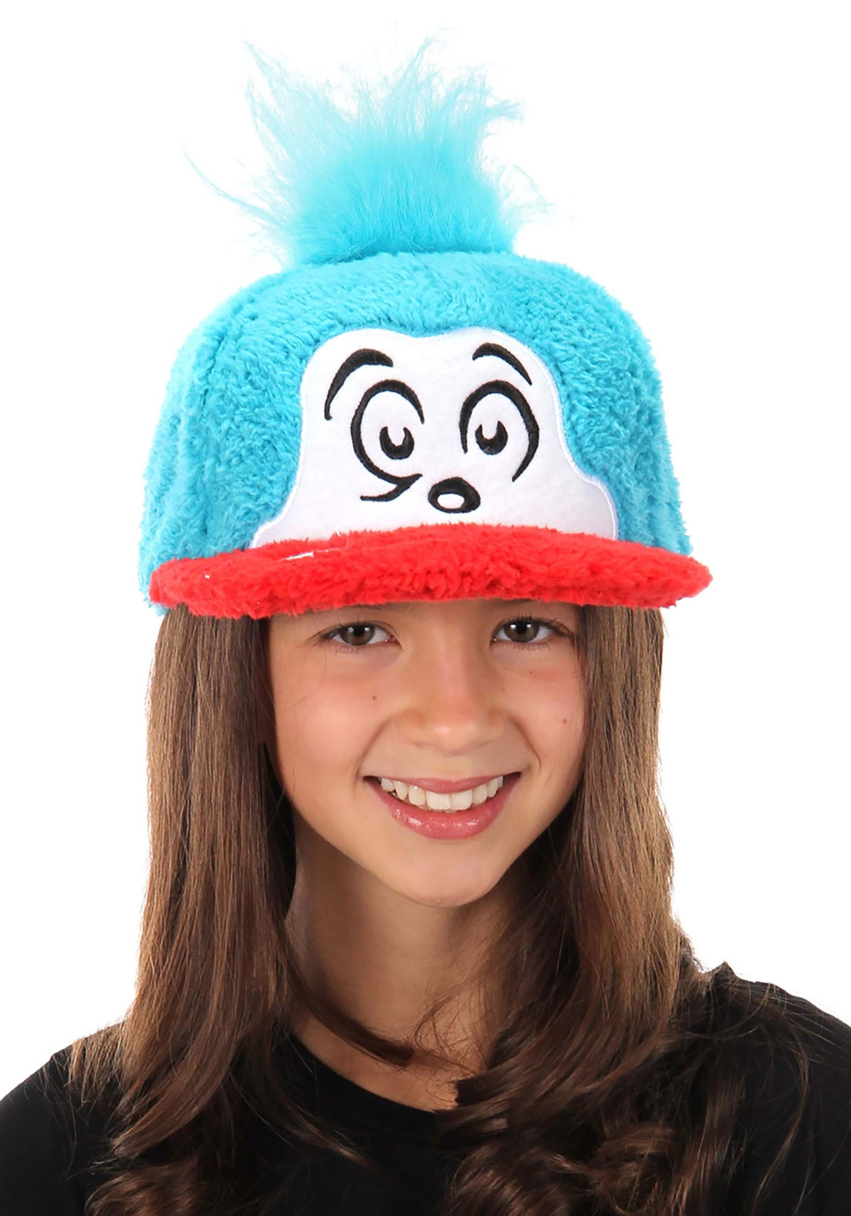 Dr. Seuss Thing 2 Adult/Child Fuzzy Cap