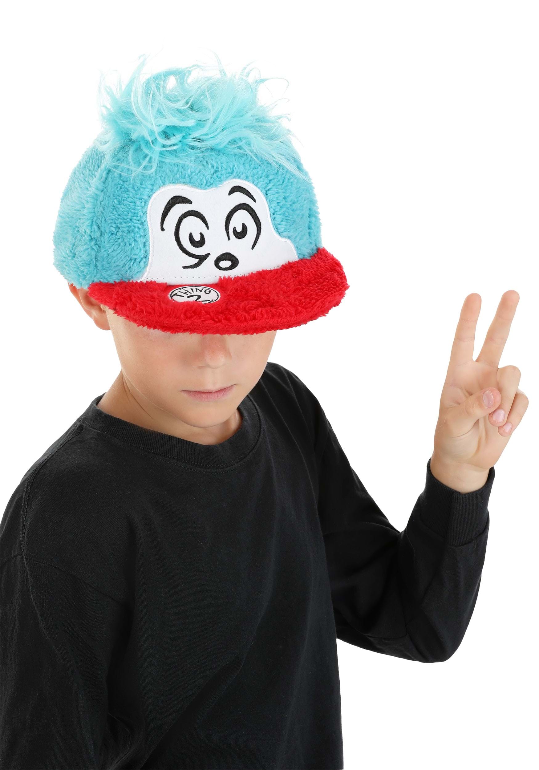 Dr. Seuss Thing 2 Adult/Child Fuzzy Cap