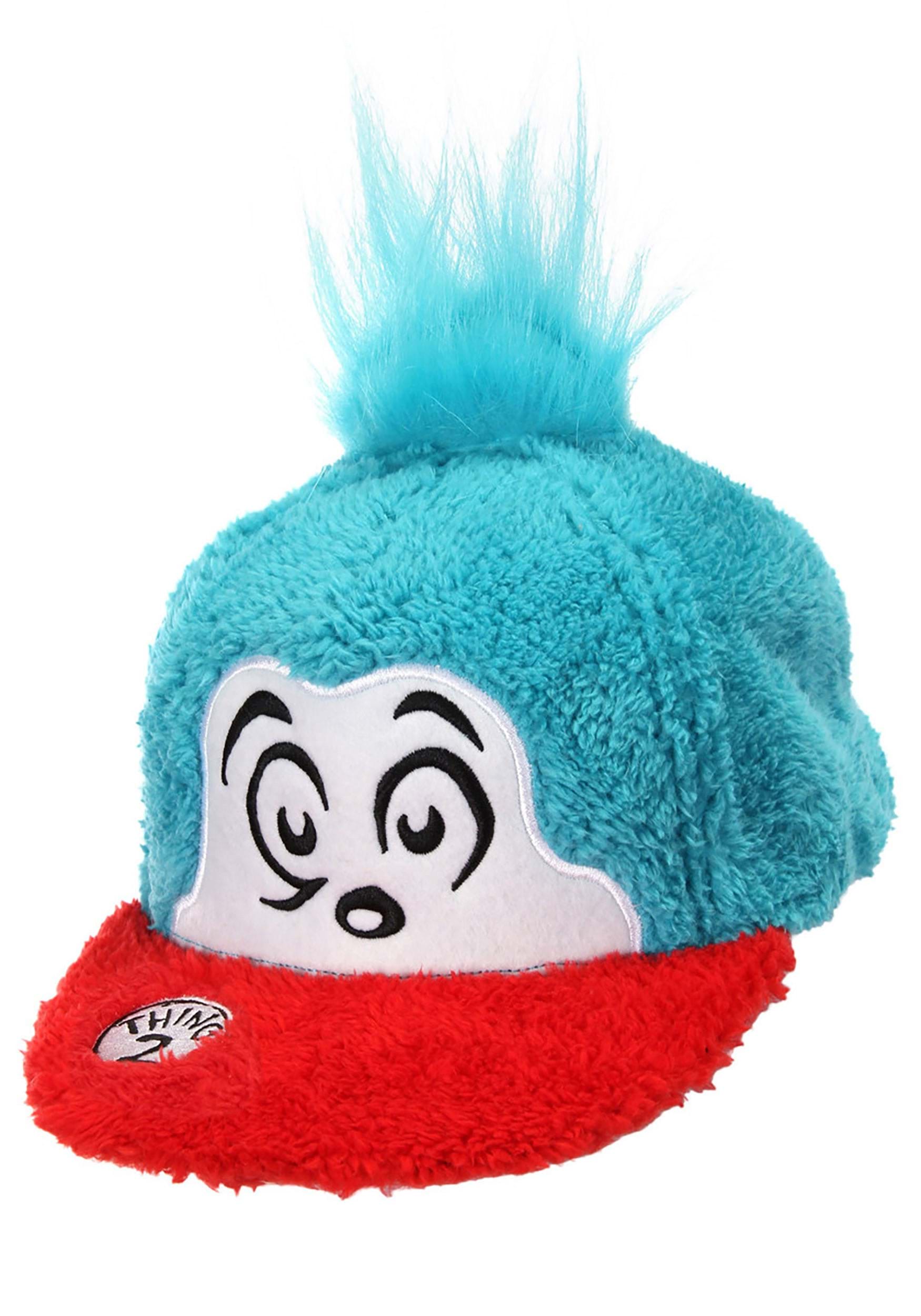 Dr. Seuss Thing 2 Adult/Child Fuzzy Cap