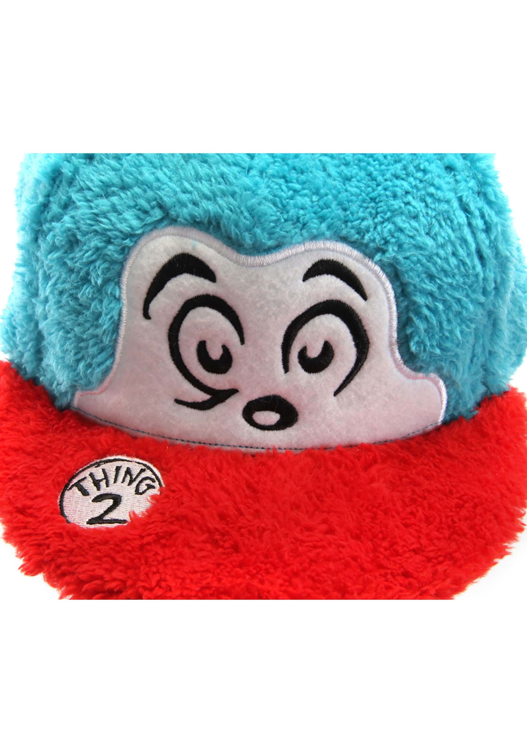 Dr. Seuss Thing 2 Adult/Child Fuzzy Cap