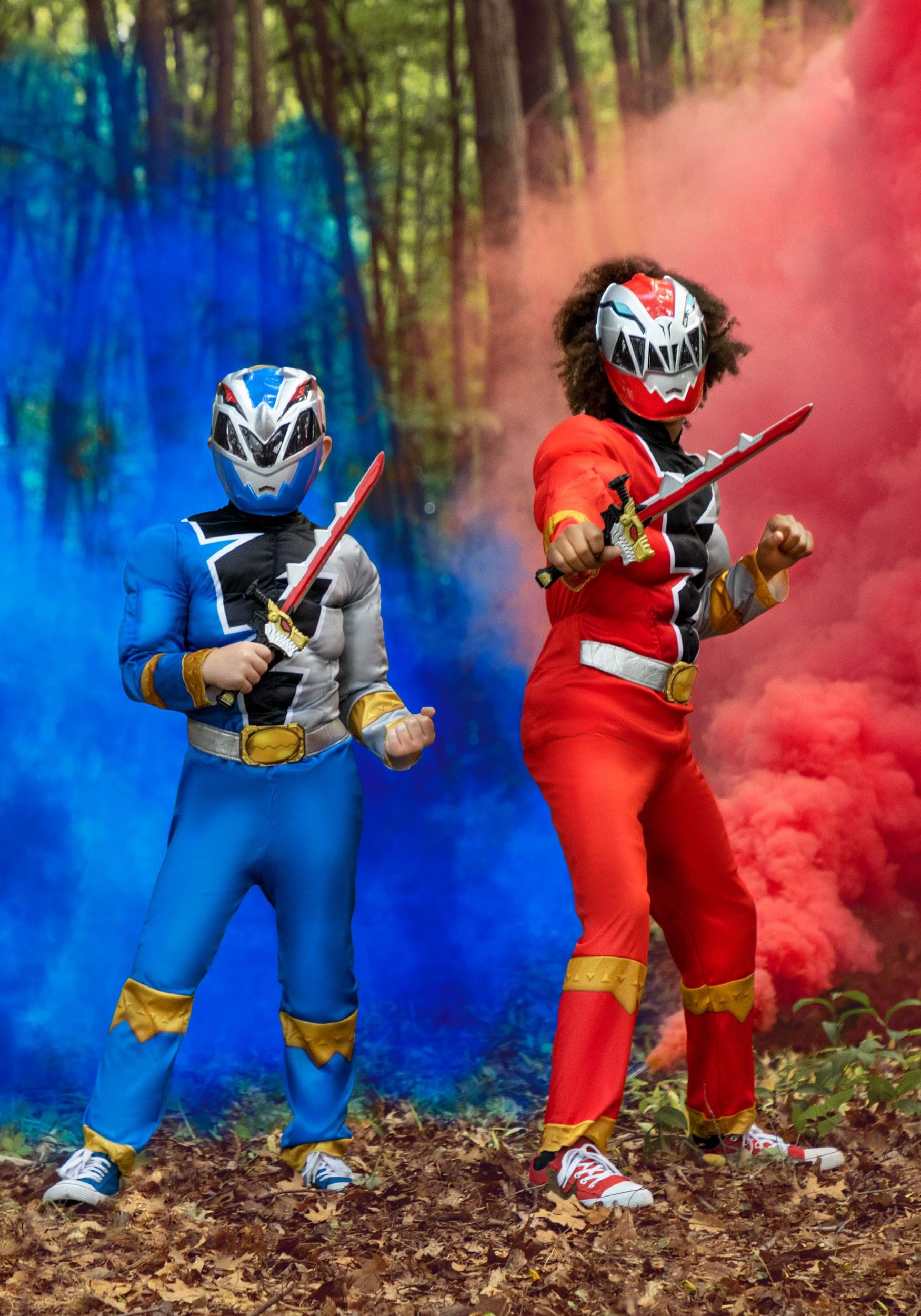 Power Rangers Dino Fury Blue Ranger Costume for Kids