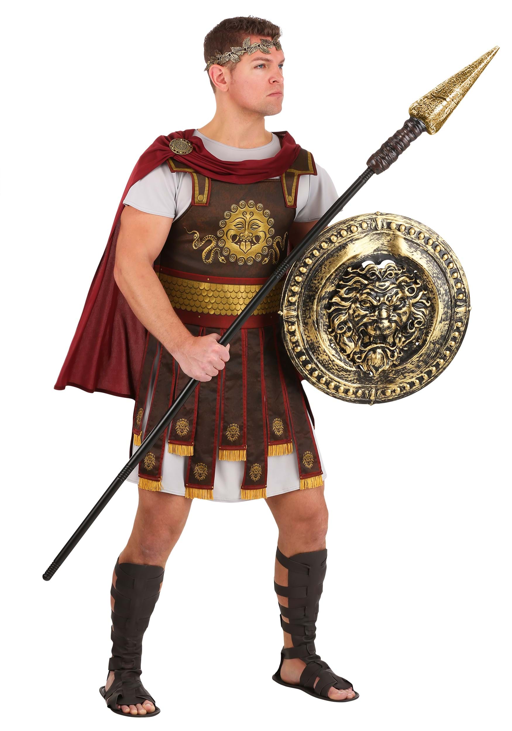 Roman Warrior Costume for Men 1 Roman Warrior Costume for Men