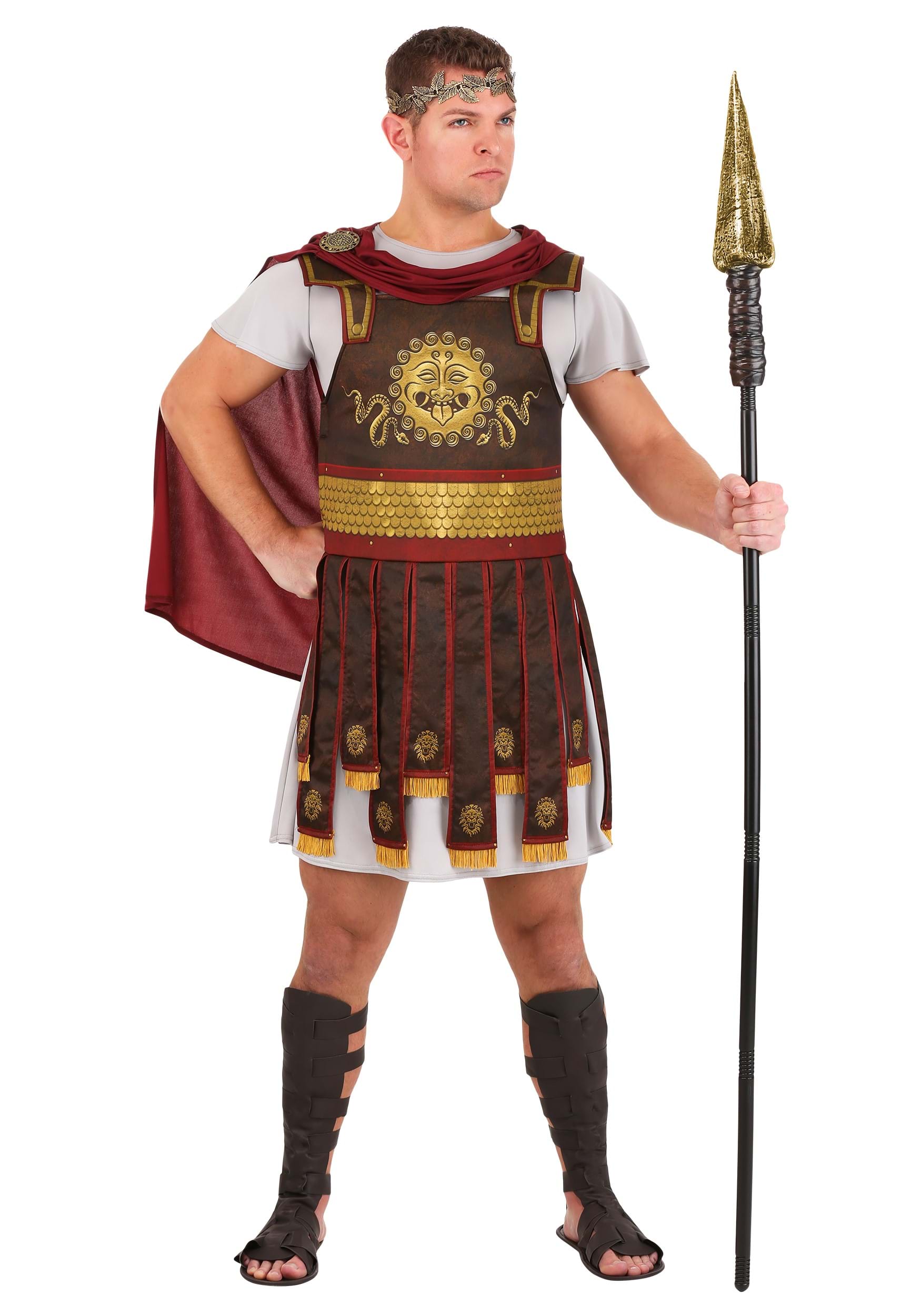 Roman Warrior Costume for Men 2 Roman Warrior Costume for Men