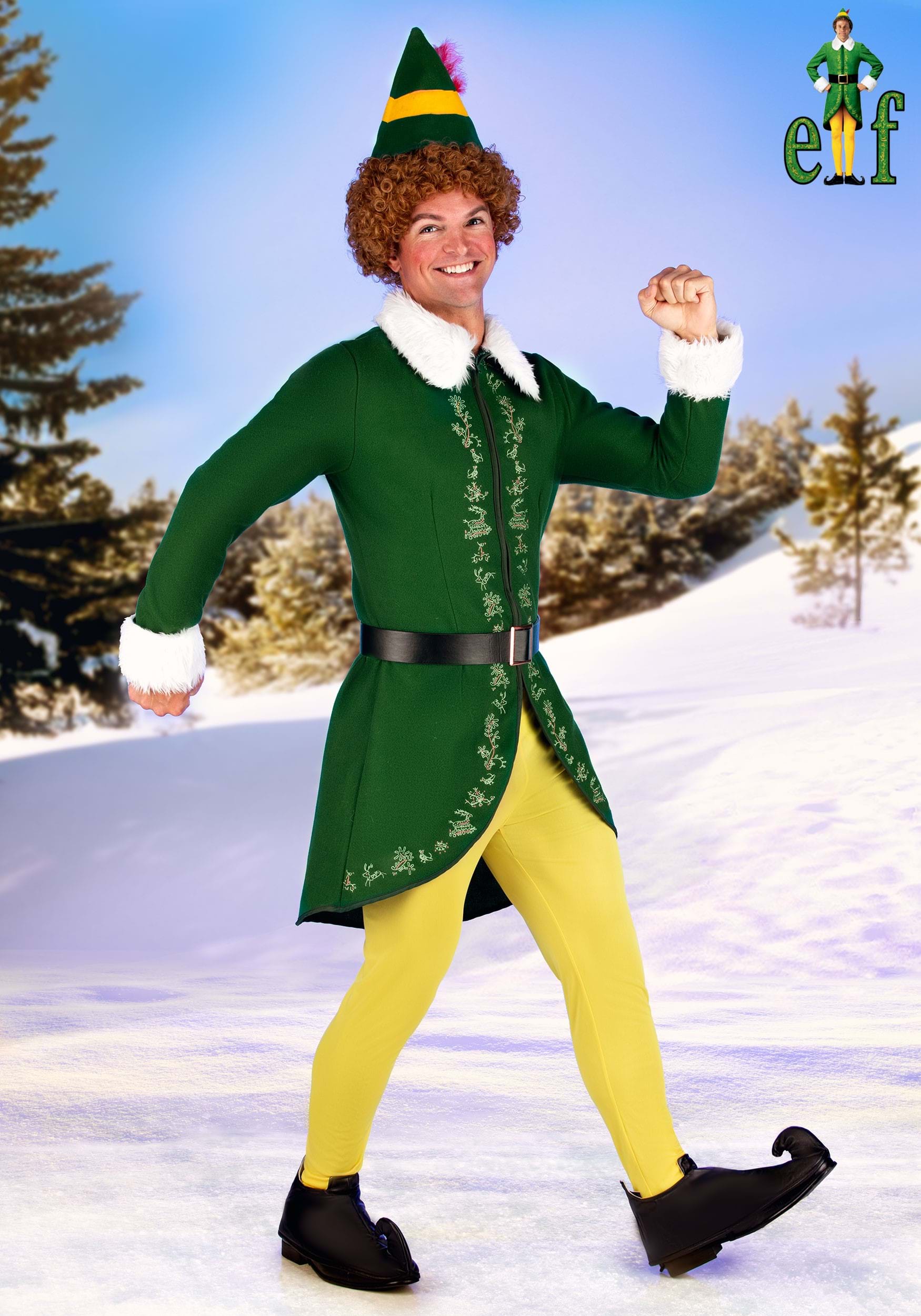 Authentic Buddy the Elf Outfit for Adults