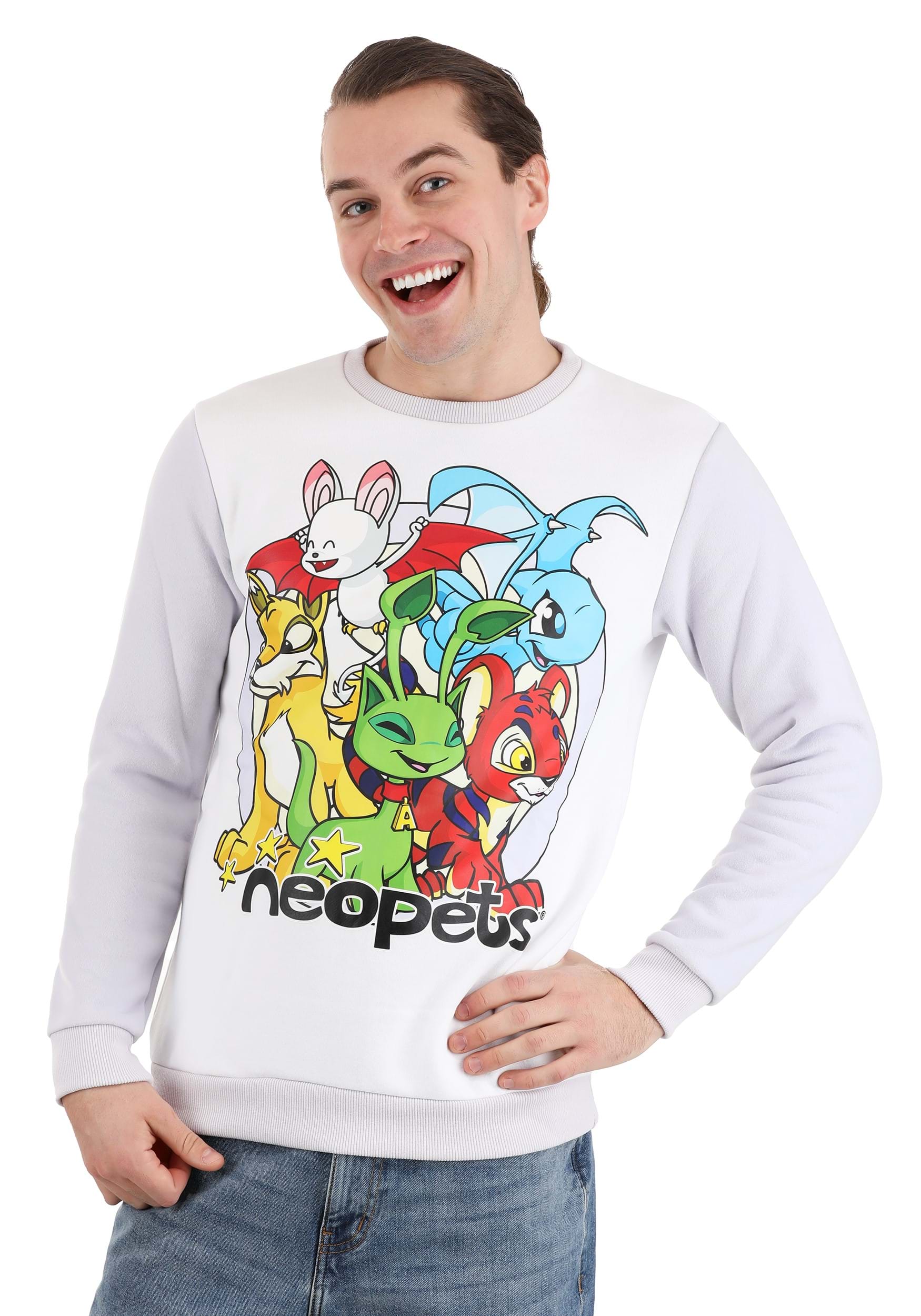 Cakeworthy Adult Classic Neopets Crewneck Sweater