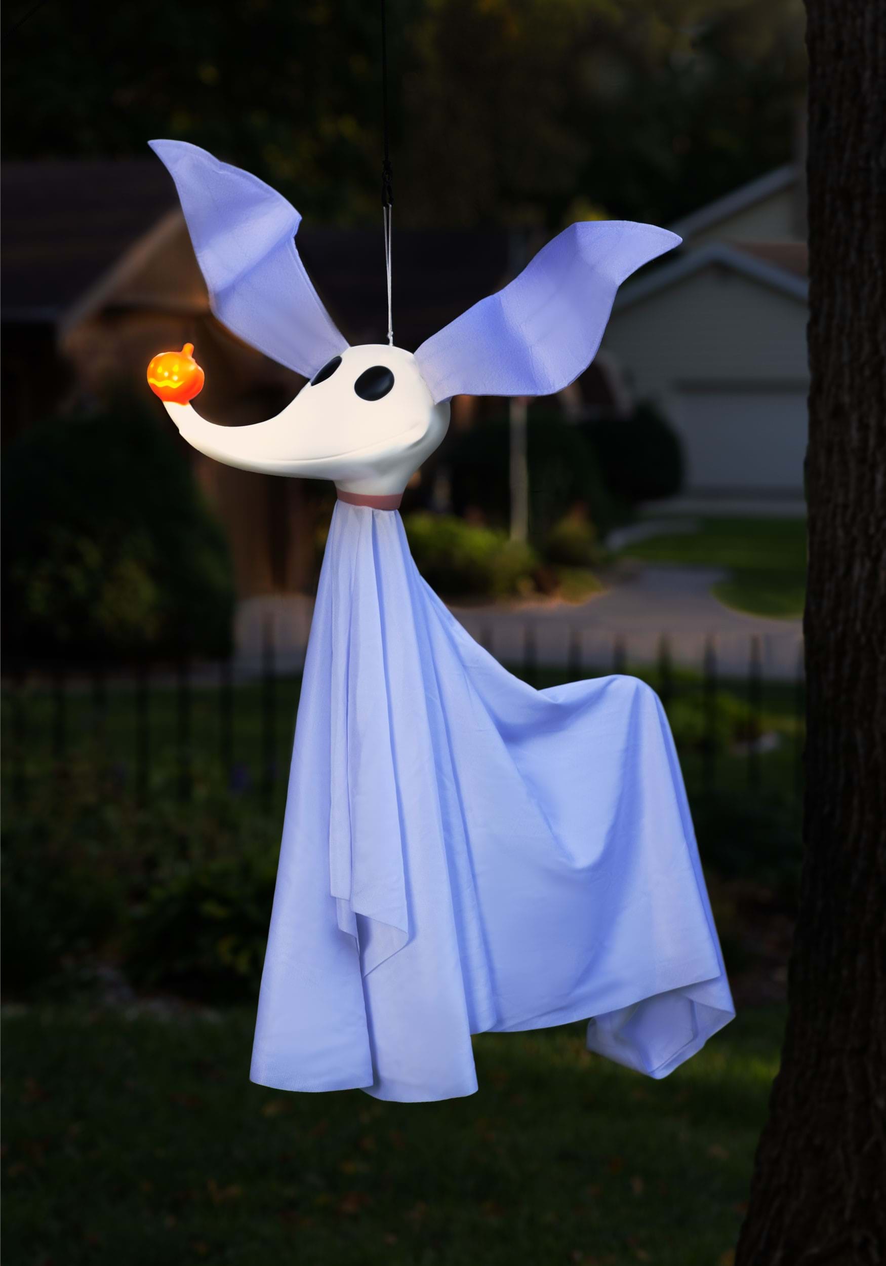 28.5-Inch Light Up Nightmare Before Christmas Zero Halloween Decoration