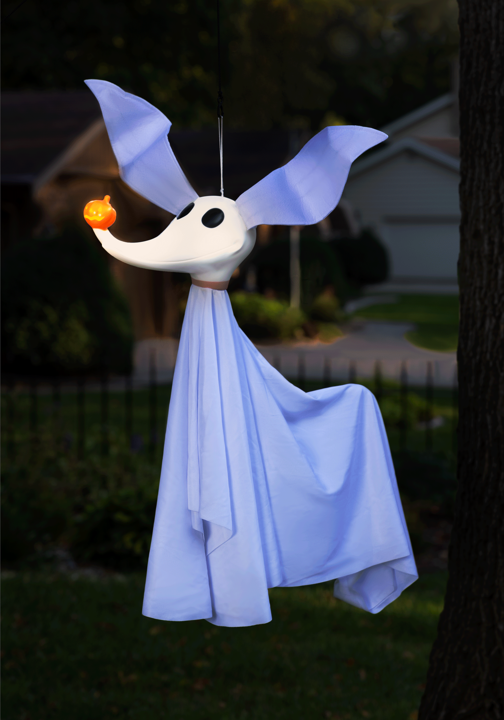 28.5-Inch Light Up Nightmare Before Christmas Zero Halloween Decoration