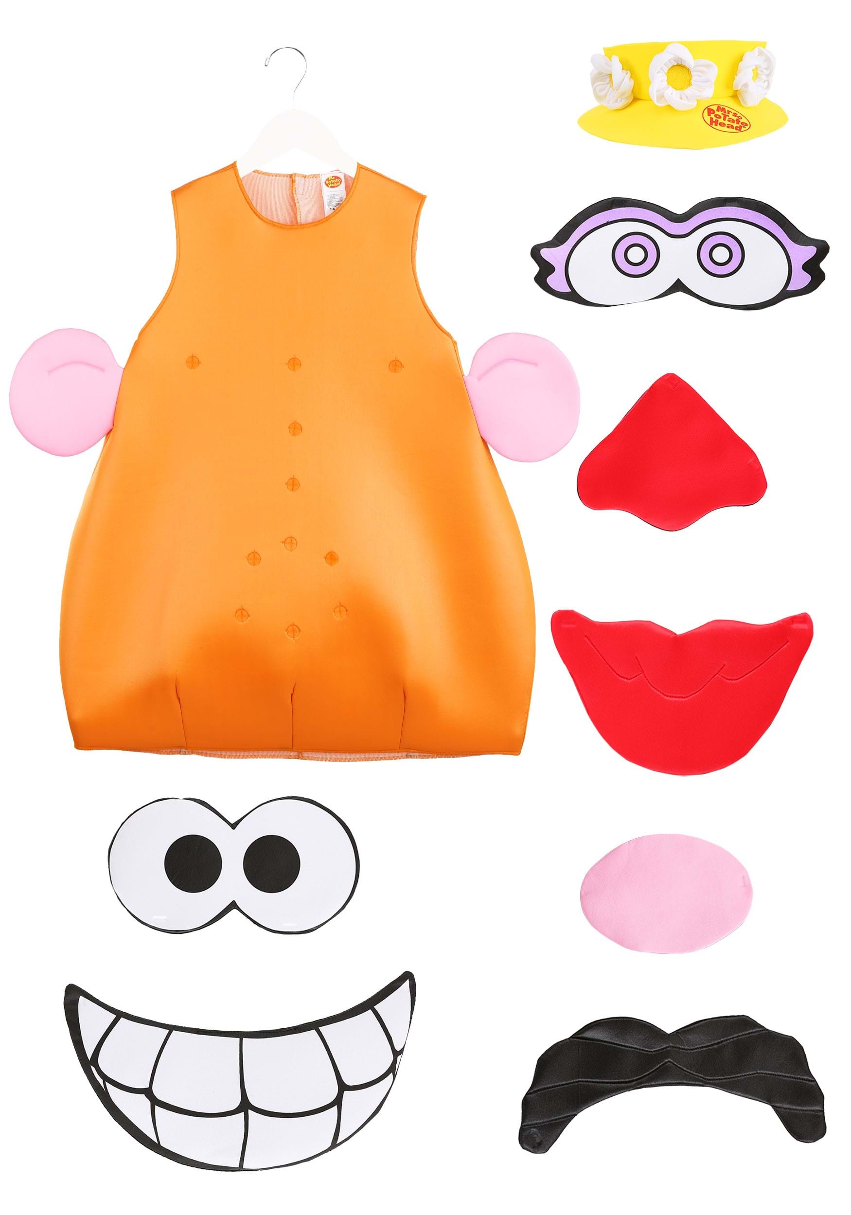 Mrs / Mr Potato Head Costume for Adults