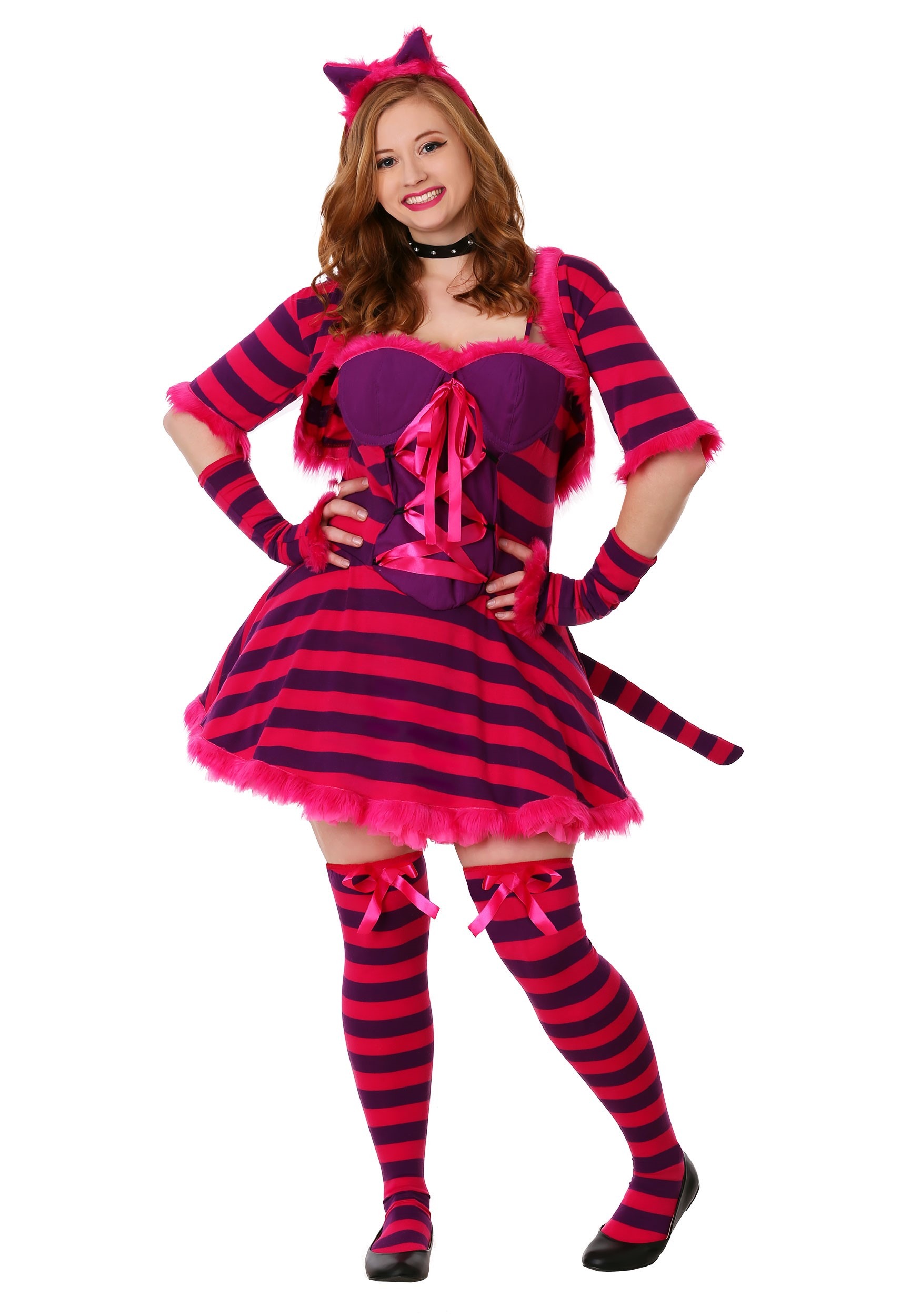 Plus Size Women's Sexy Wonderland Cat Costume