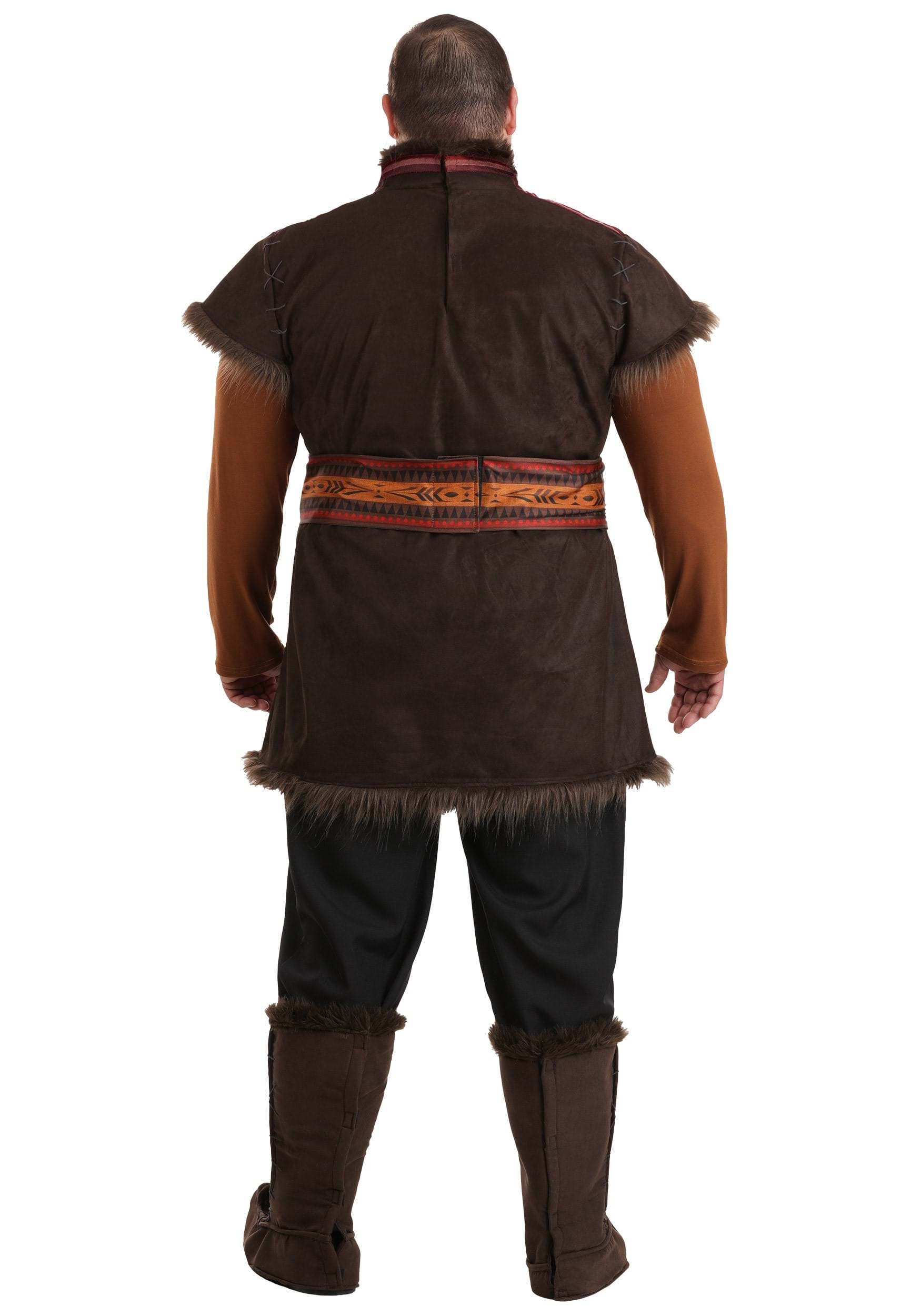 Men's Plus Size Disney Frozen Kristoff Costume 2 Men's Plus Size Disney Frozen Kristoff Costume