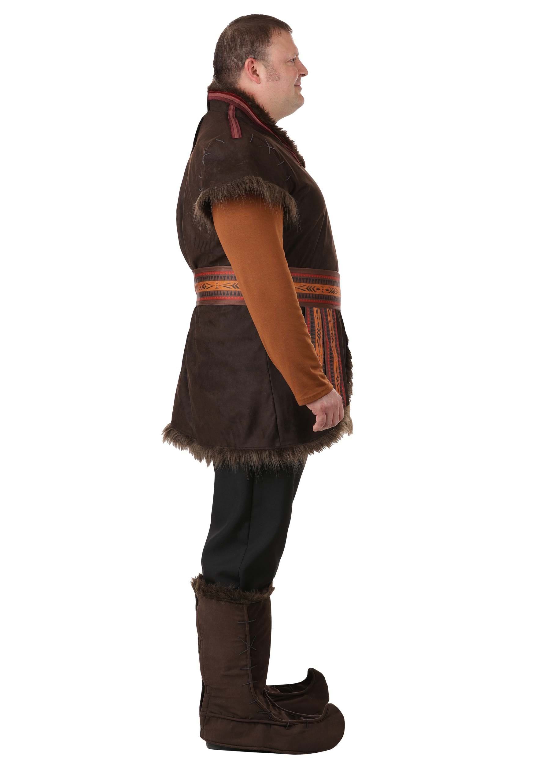 Men's Plus Size Disney Frozen Kristoff Costume 4 Men's Plus Size Disney Frozen Kristoff Costume