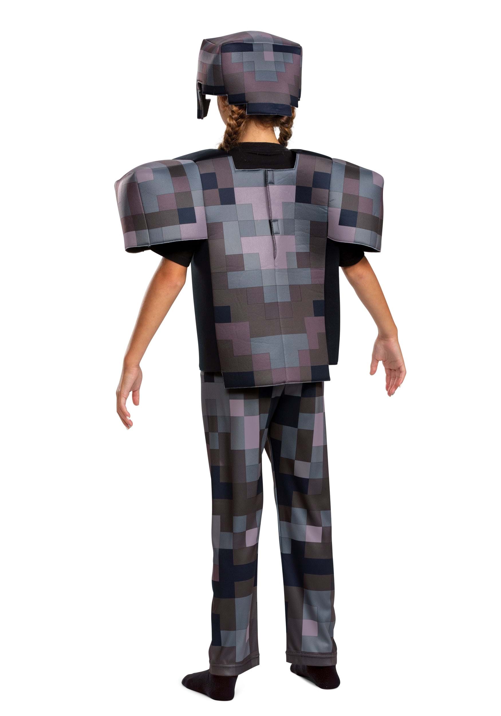 Minecraft Netherite Kid's Armor Deluxe Costume
