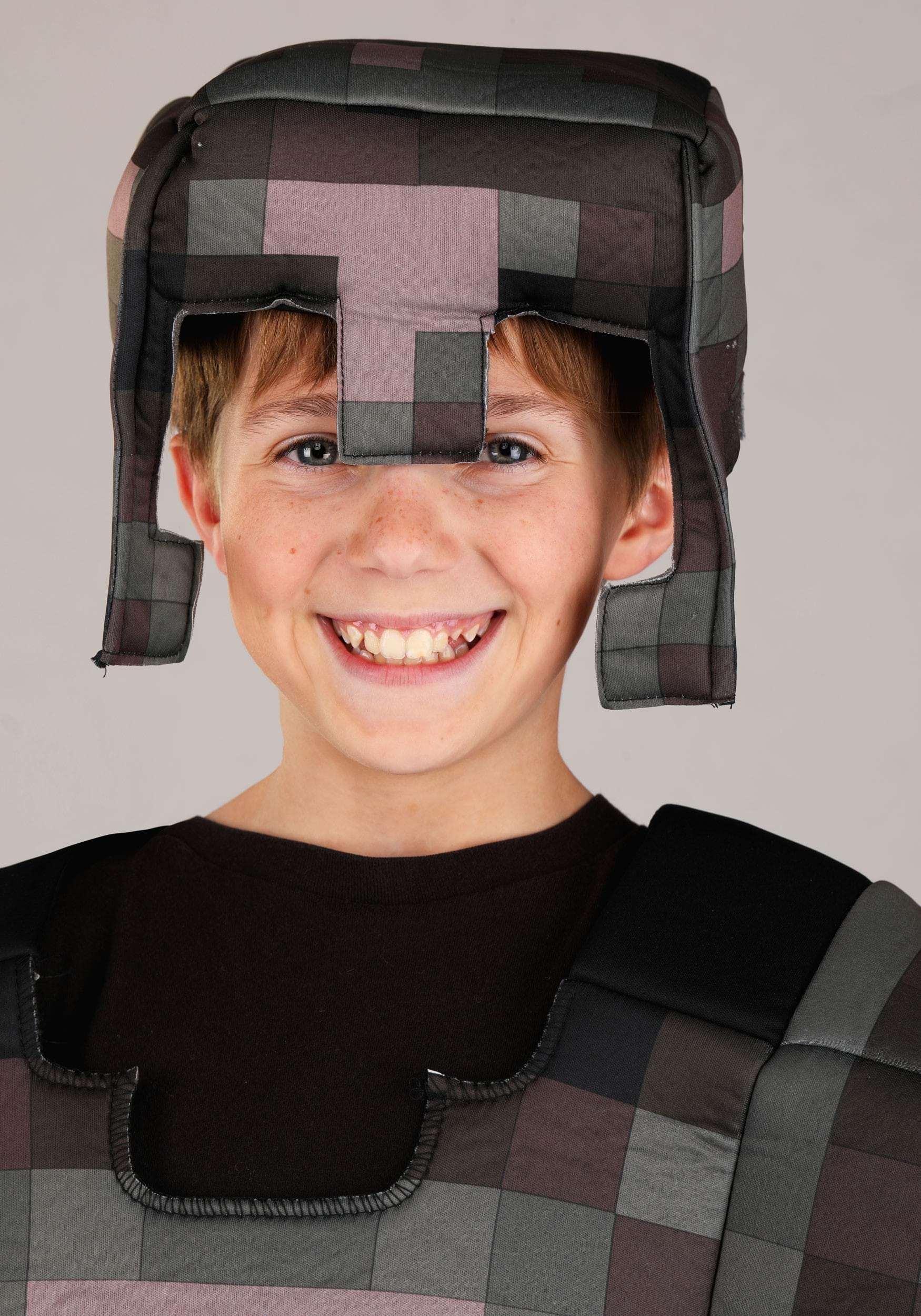 Minecraft Netherite Kid's Armor Deluxe Costume