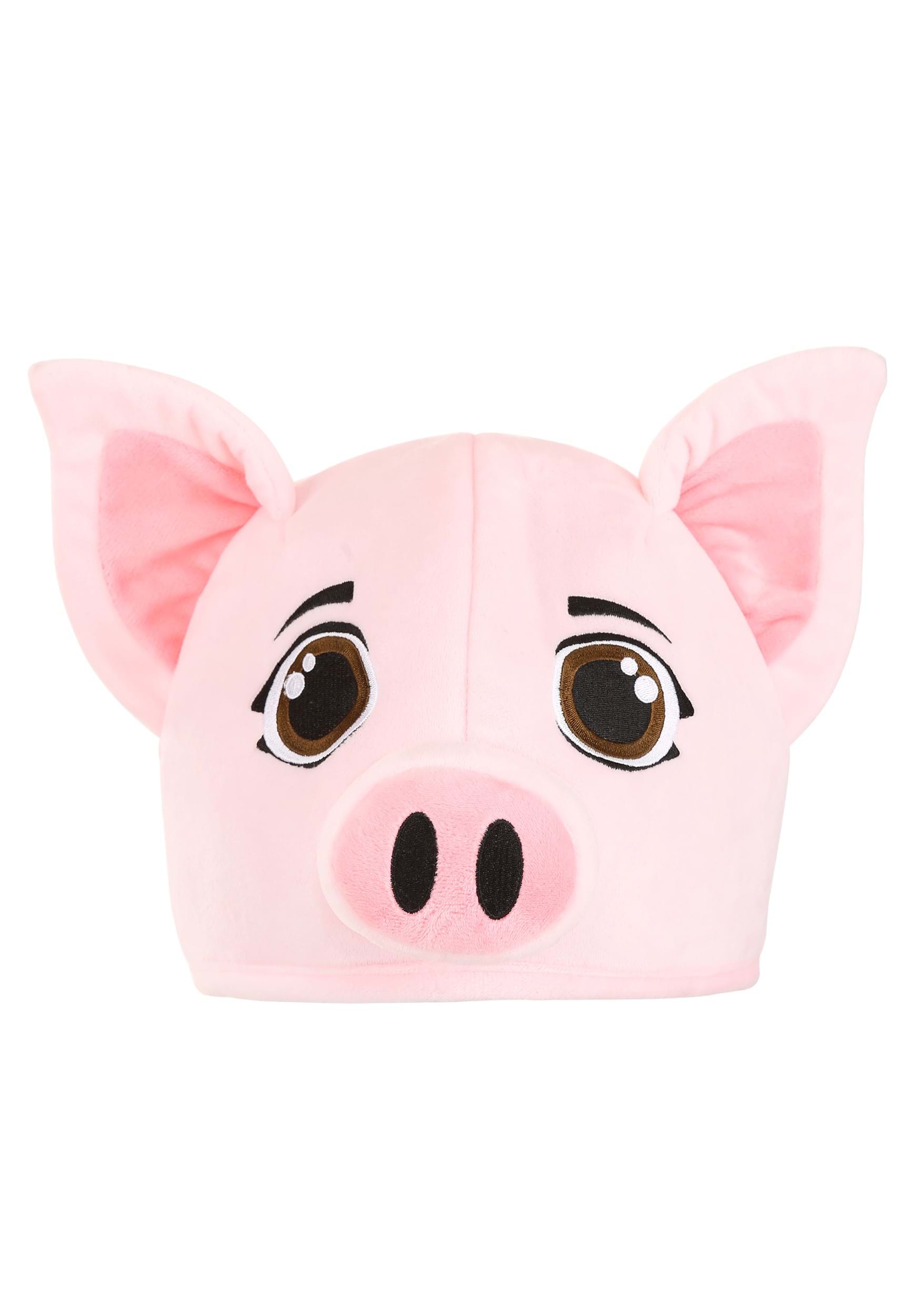Pink Pig Plush Costume Hat