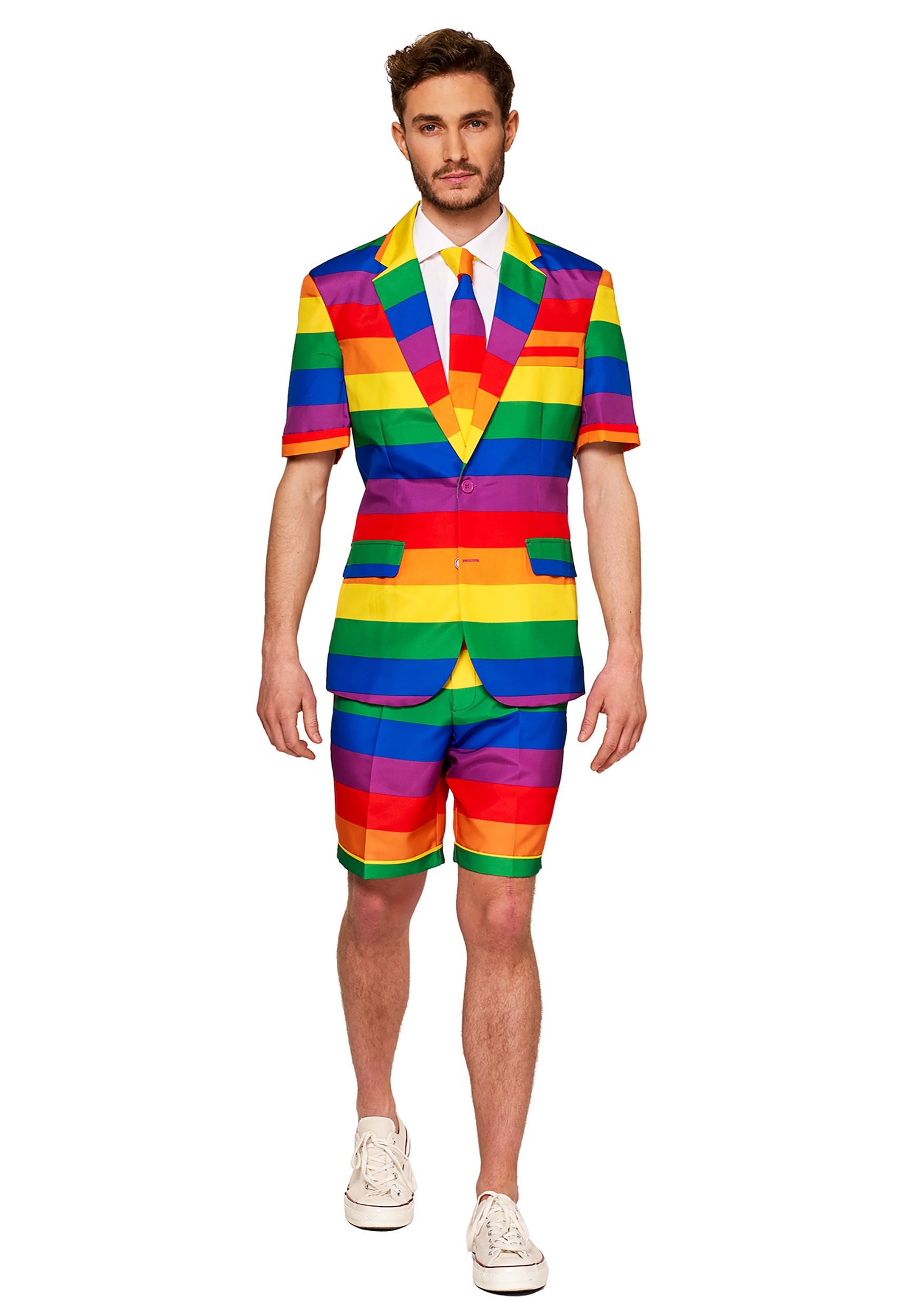 Men's Suitmeister Rainbow Summer Suit