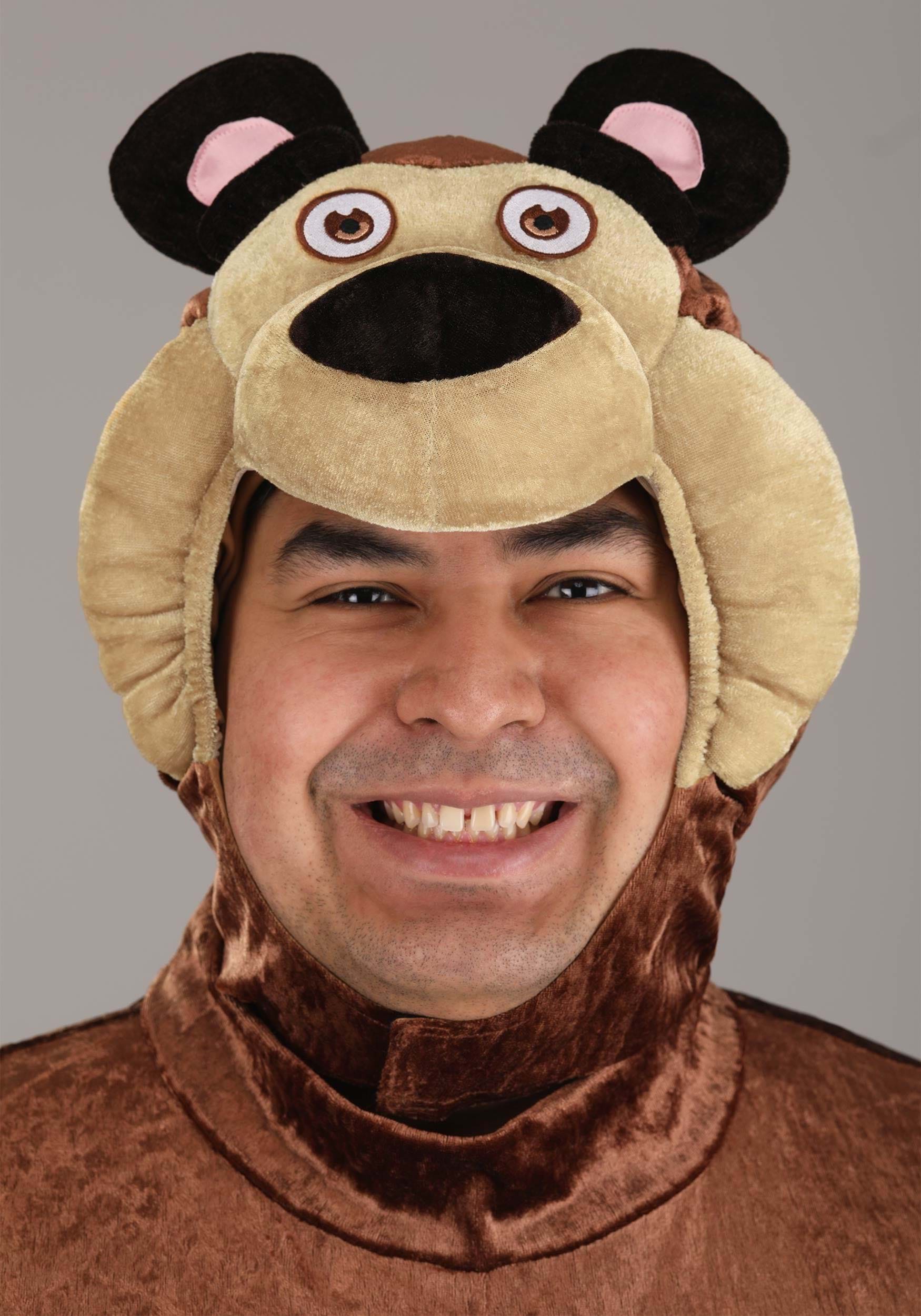 Men's Plus Size Masha and the Bear Bear Costume