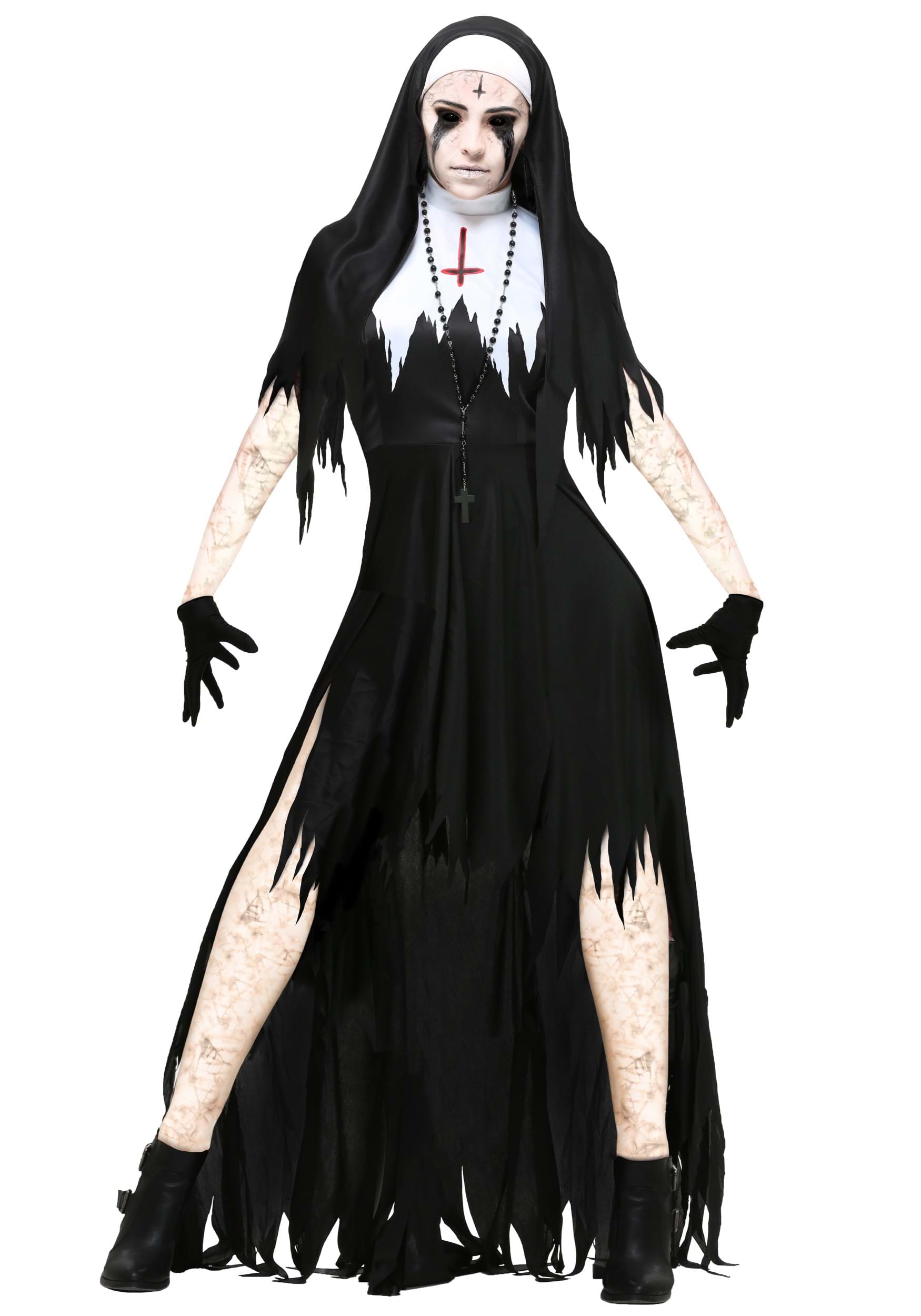 Dreadful Nun Womens Costume