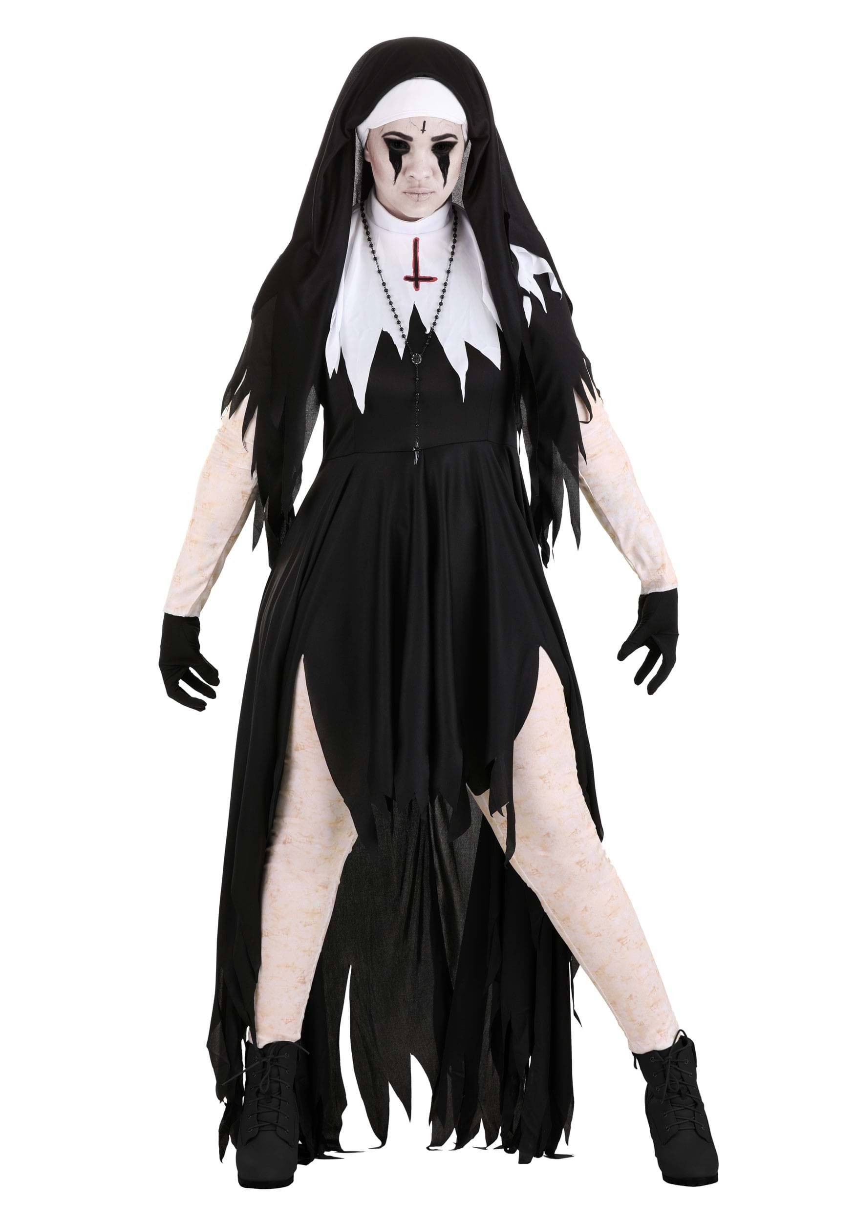 Dreadful Nun Womens Costume