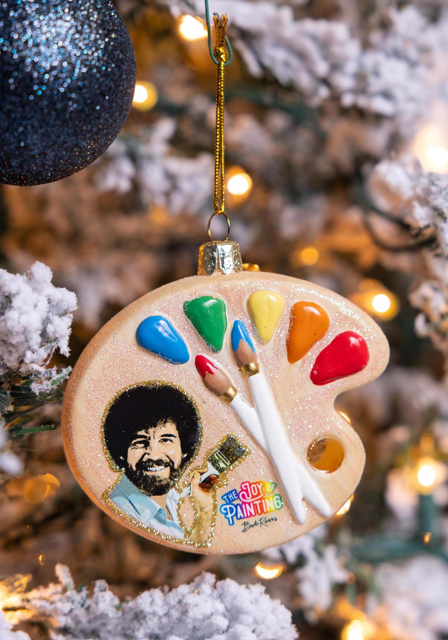 3.5" Bob Ross Color Palette Ornament