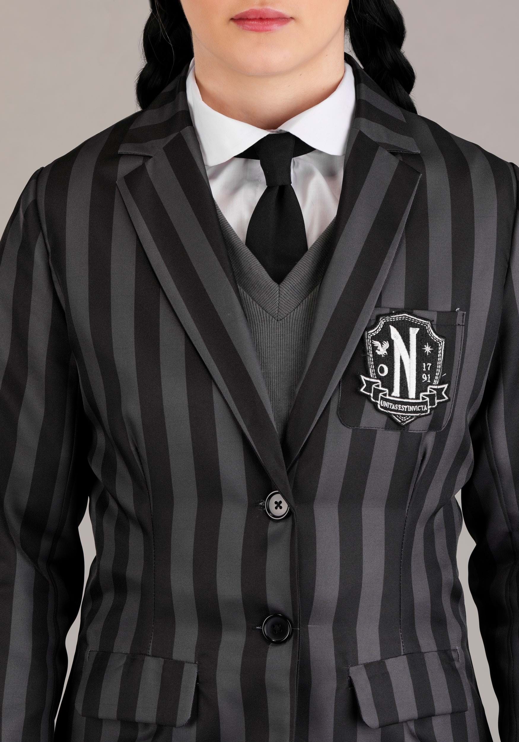 Women's Plus Size Nevermore Academy Wednesday Costume