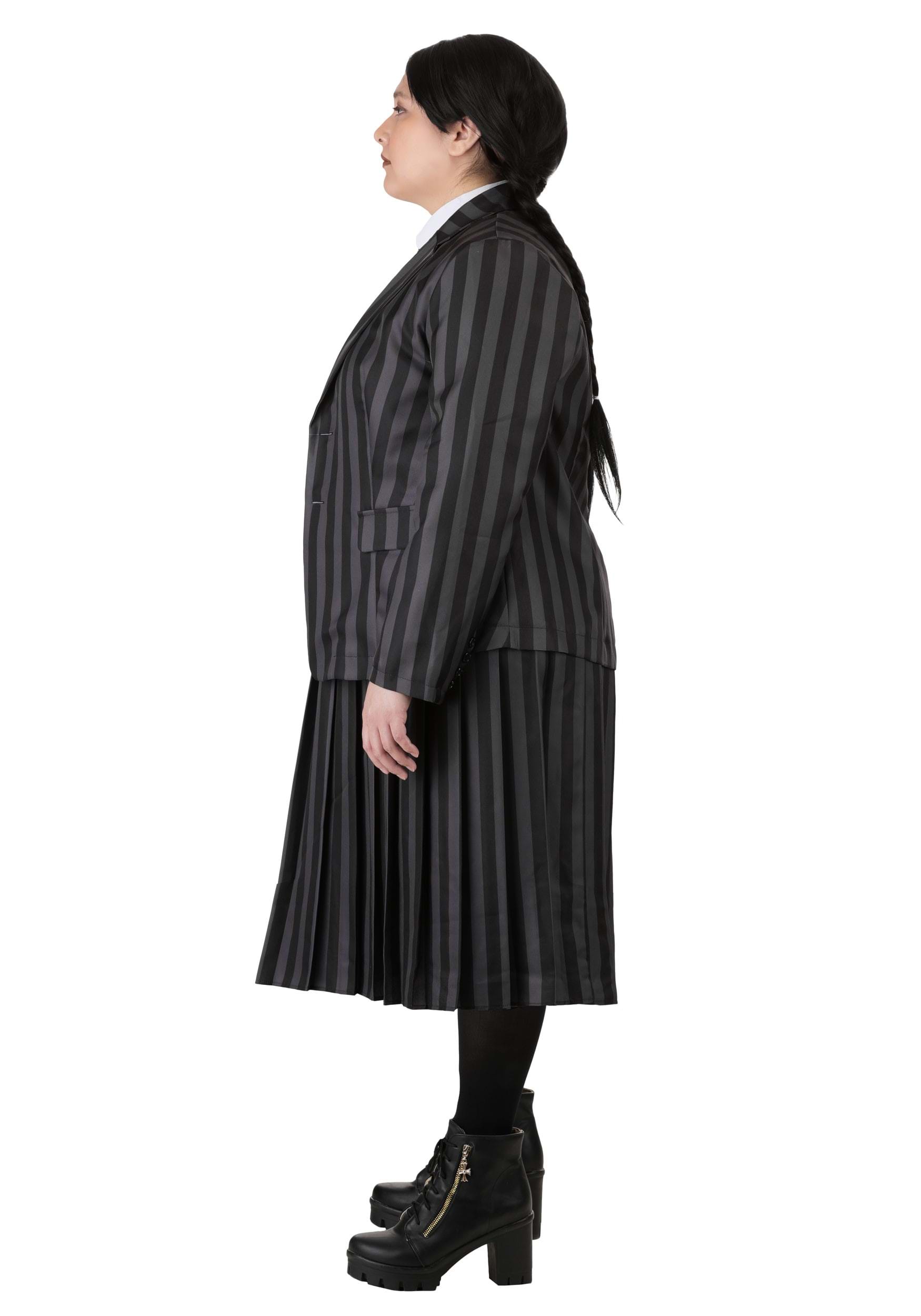 Women's Plus Size Nevermore Academy Wednesday Costume
