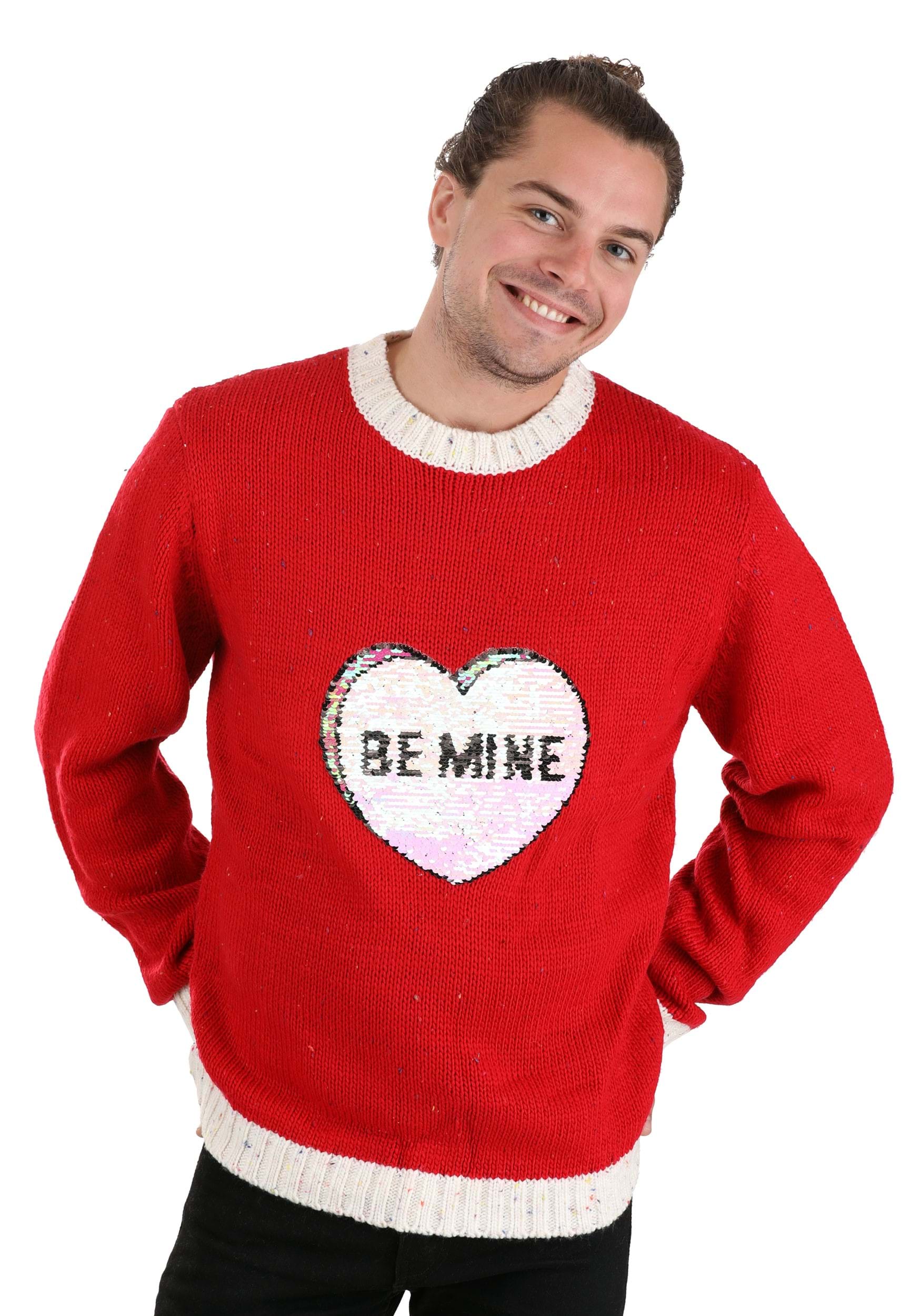 Valentine's Day Be Mine Sweater for Adults