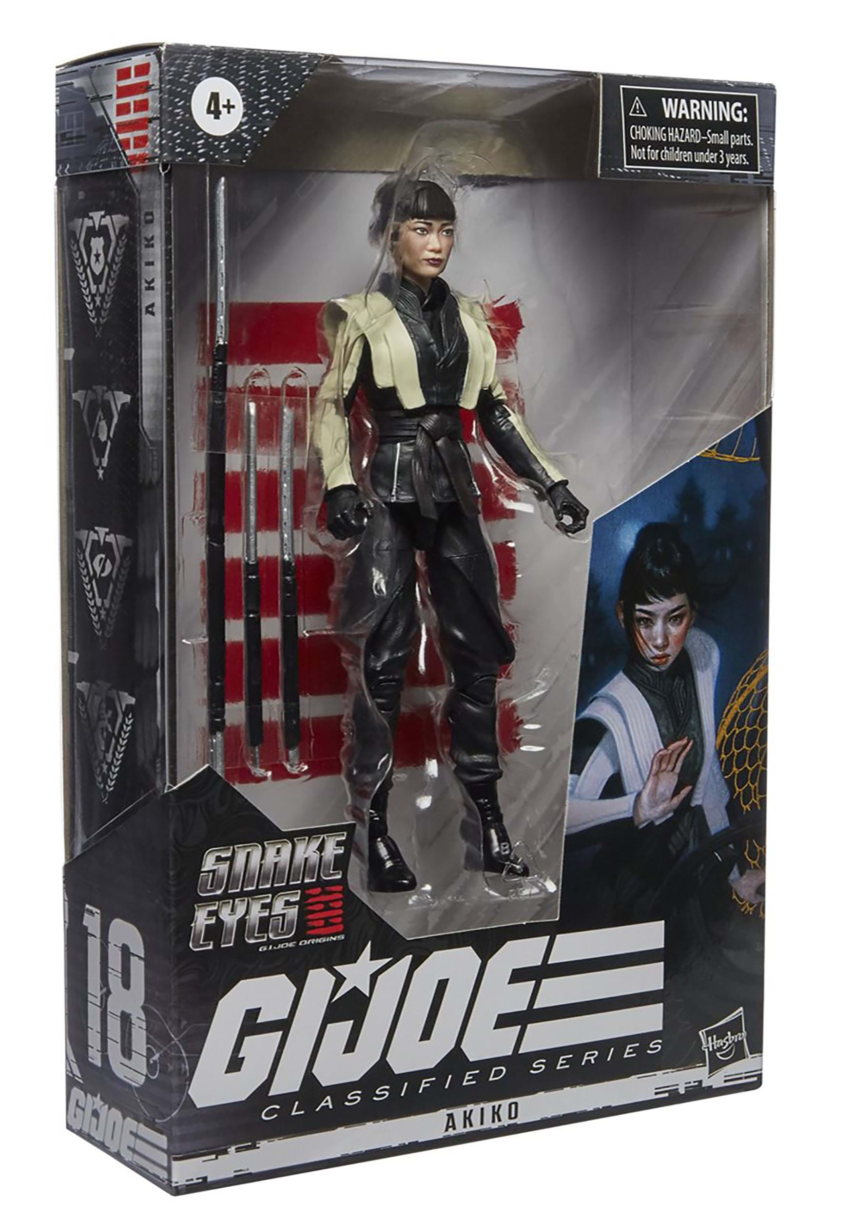 G.I. Joe Classified Series Snake Eyes: G.I. Joe Origins 6-Inch Akiko Action Figure