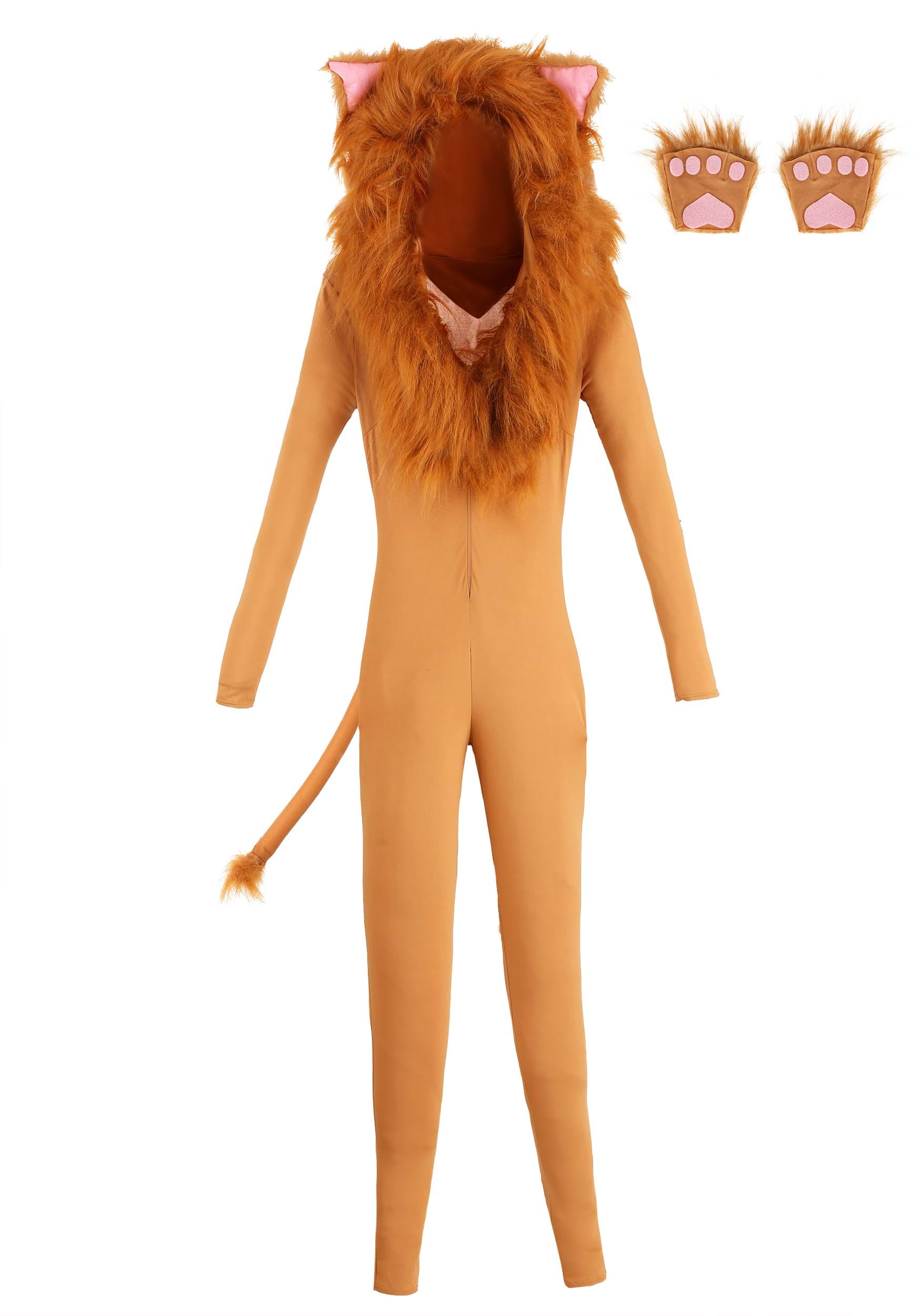 Hooded Lion Costume for Women 9 Hooded Lion Costume for Women