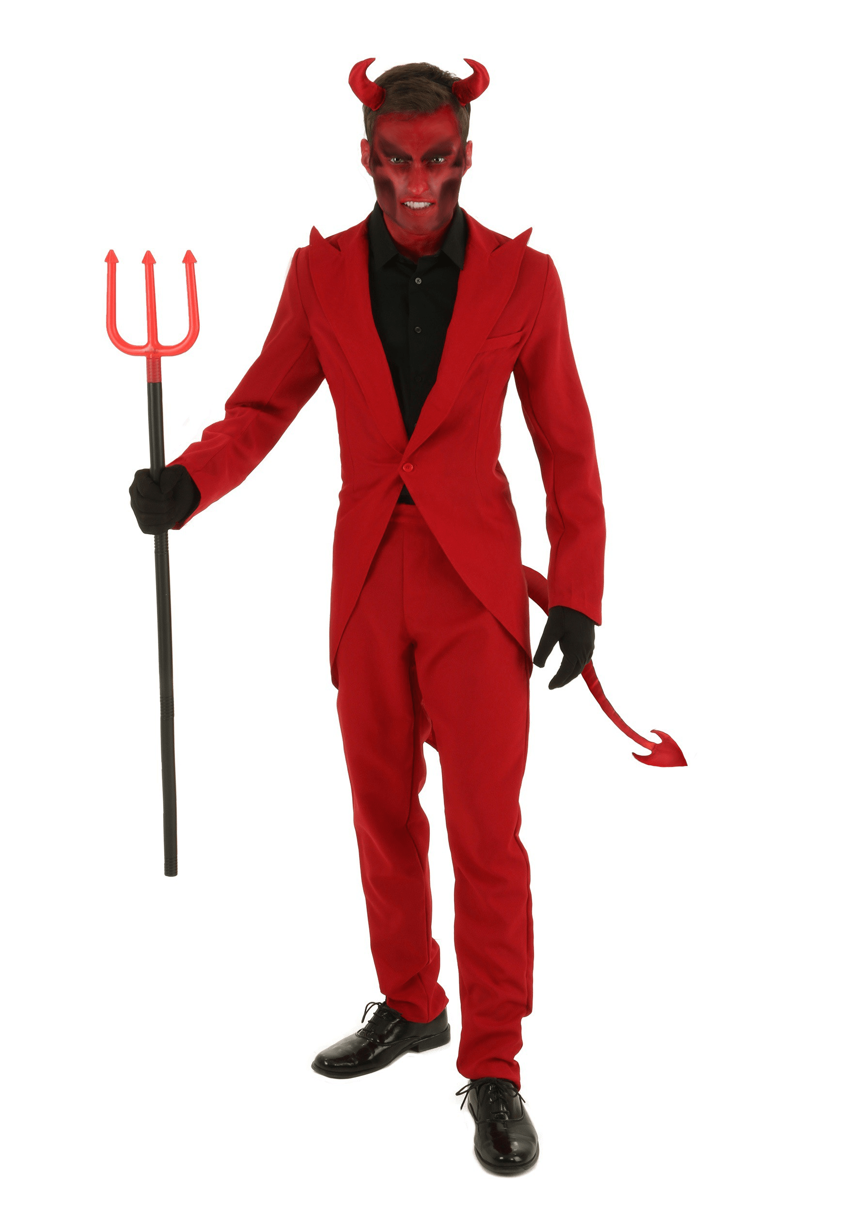 Men's Red Suit Devil Costume