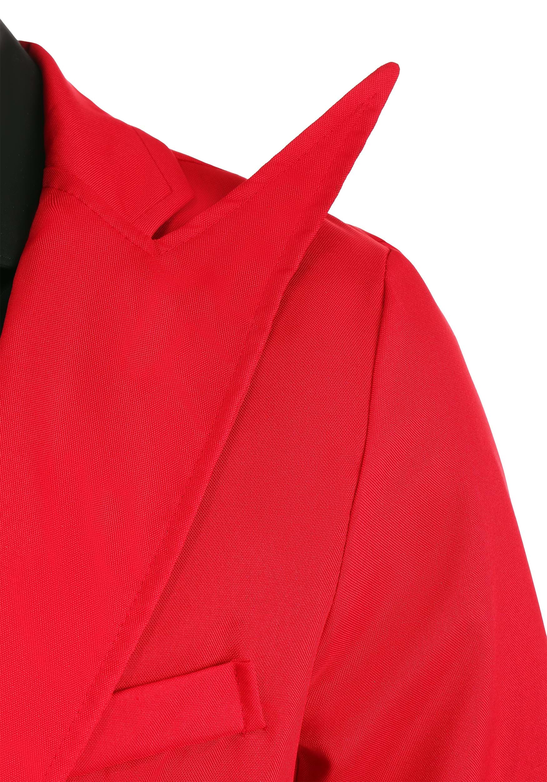 Men's Red Suit Devil Costume