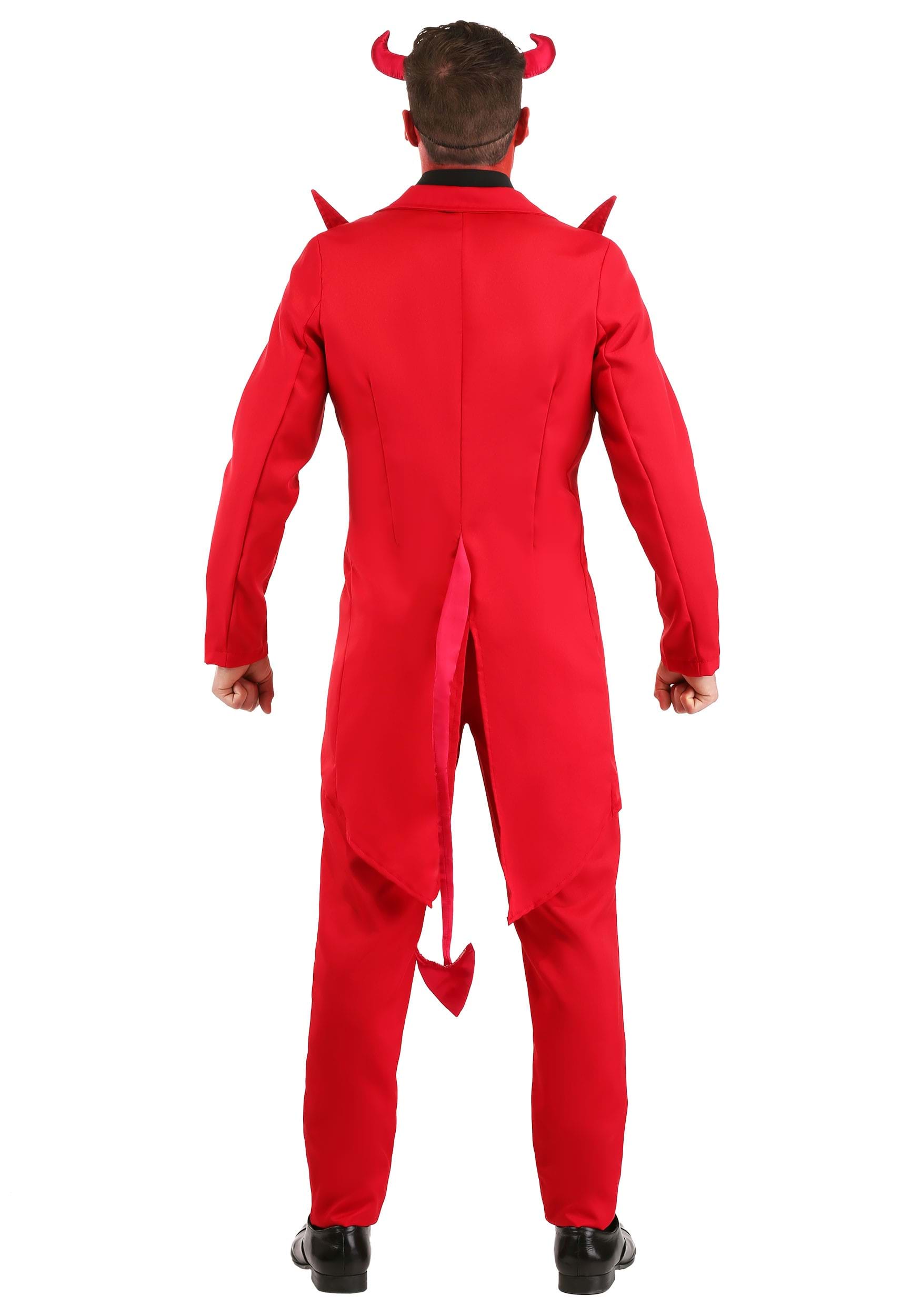 Men's Red Suit Devil Costume