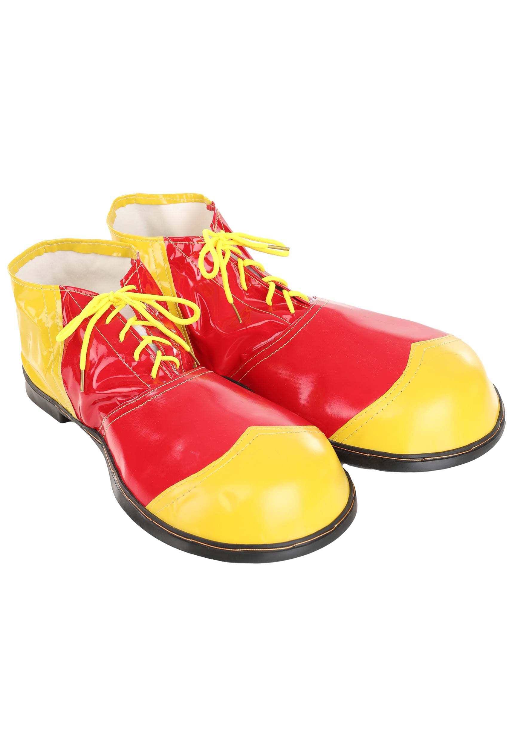 Jumbo Red and Yellow Clown Shoes