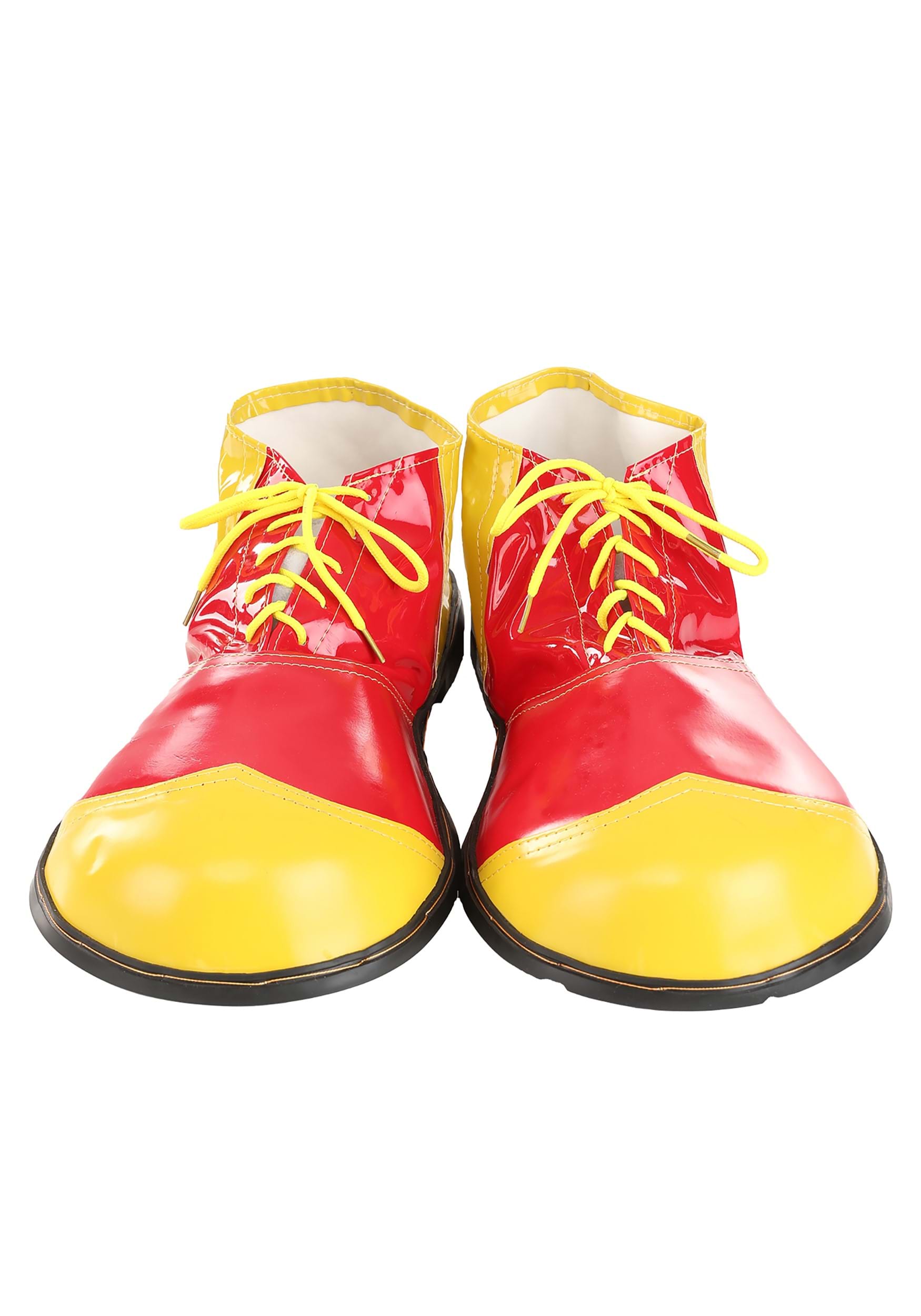 Jumbo Red and Yellow Clown Shoes