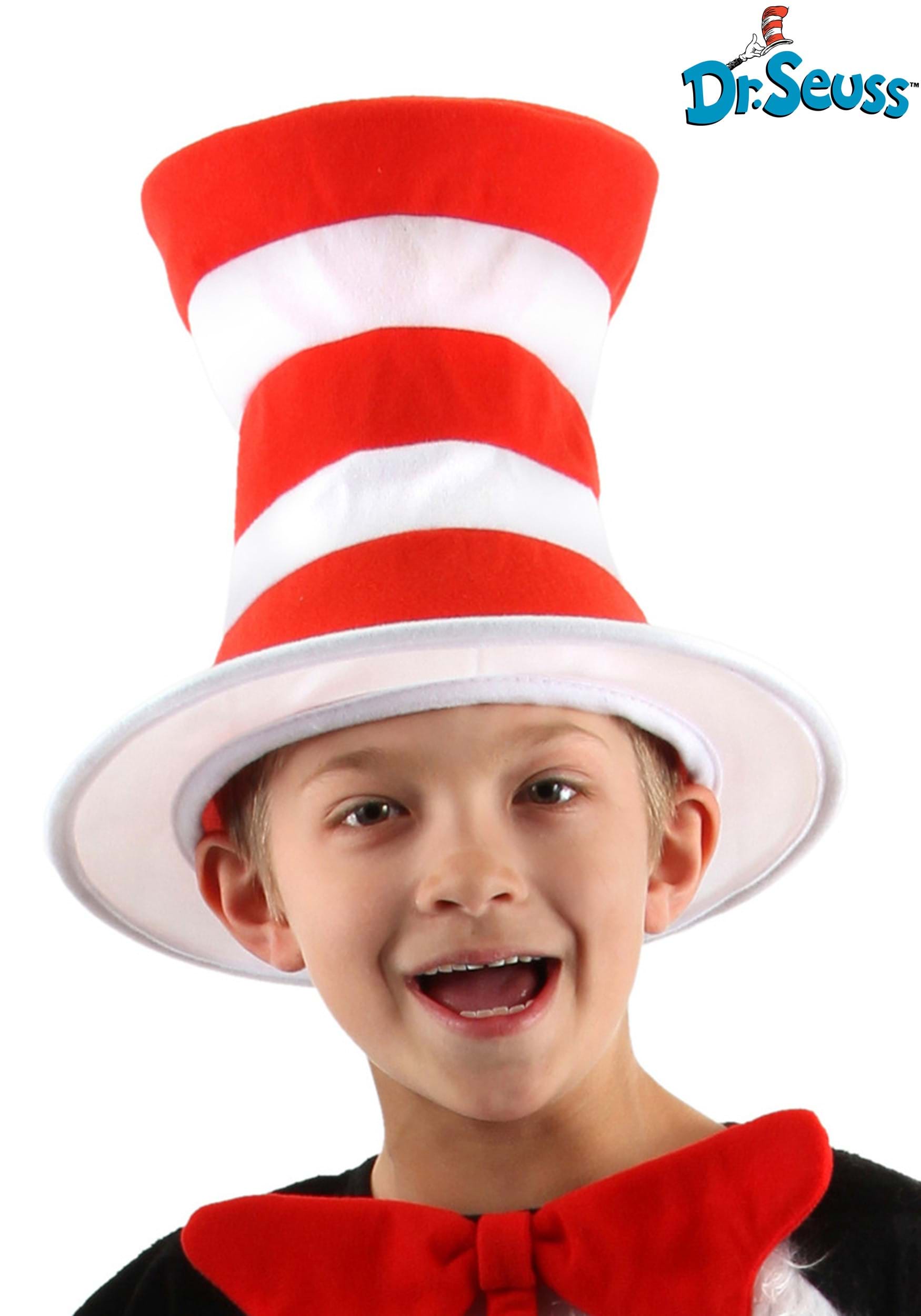 Dr. Seuss Cat in the Hat Kid's Striped Costume Hat