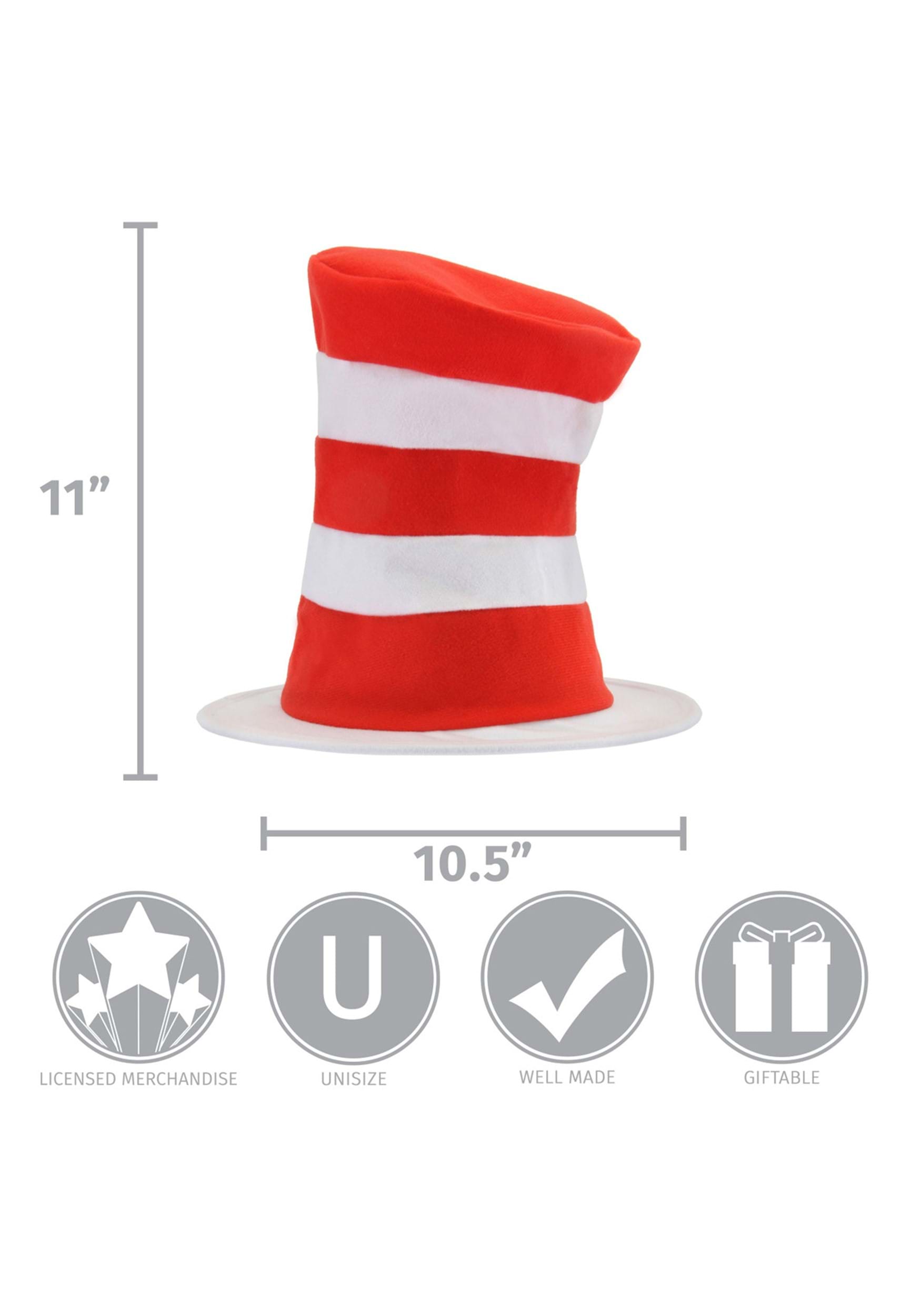 Dr. Seuss Cat in the Hat Kid's Striped Costume Hat