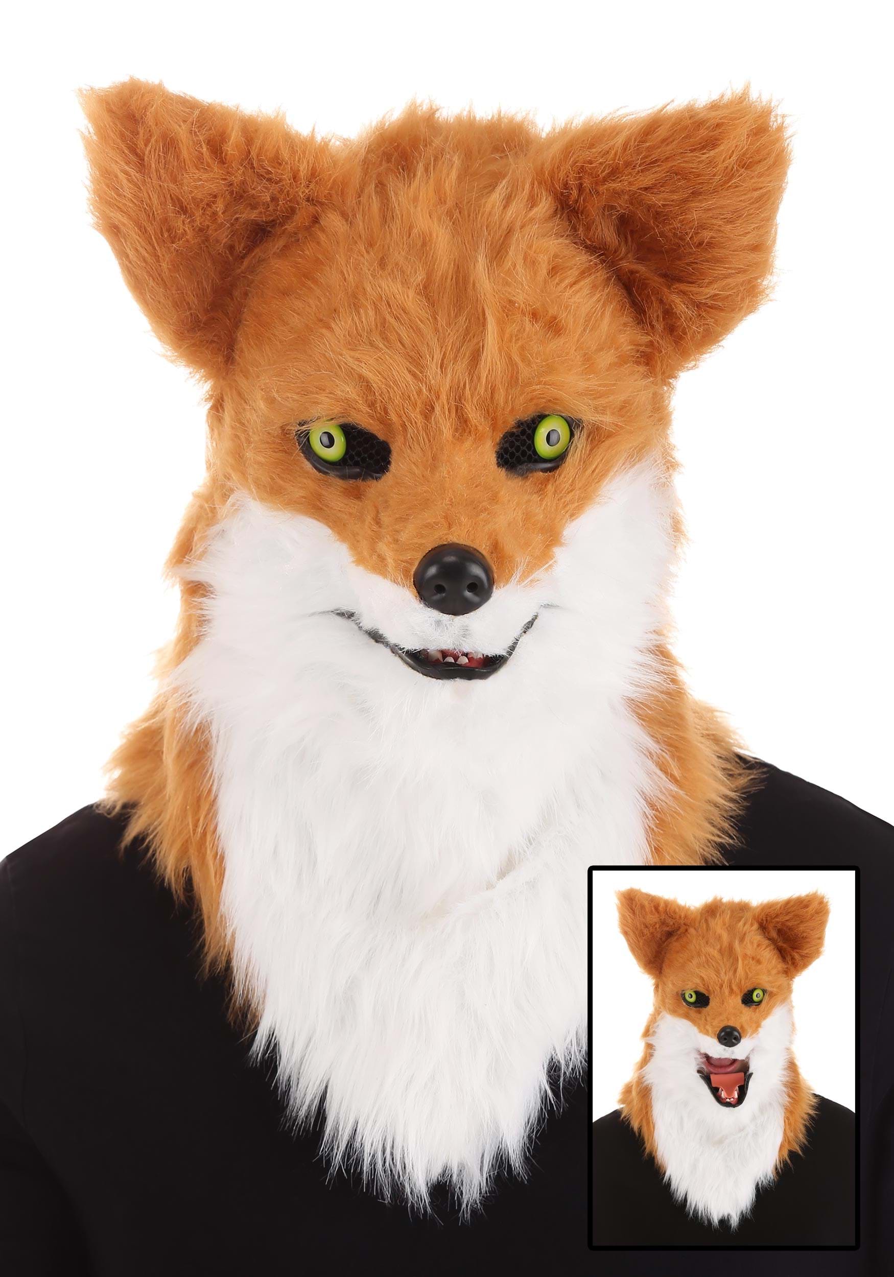 Adult Mouth Mover Costume Fox Mask