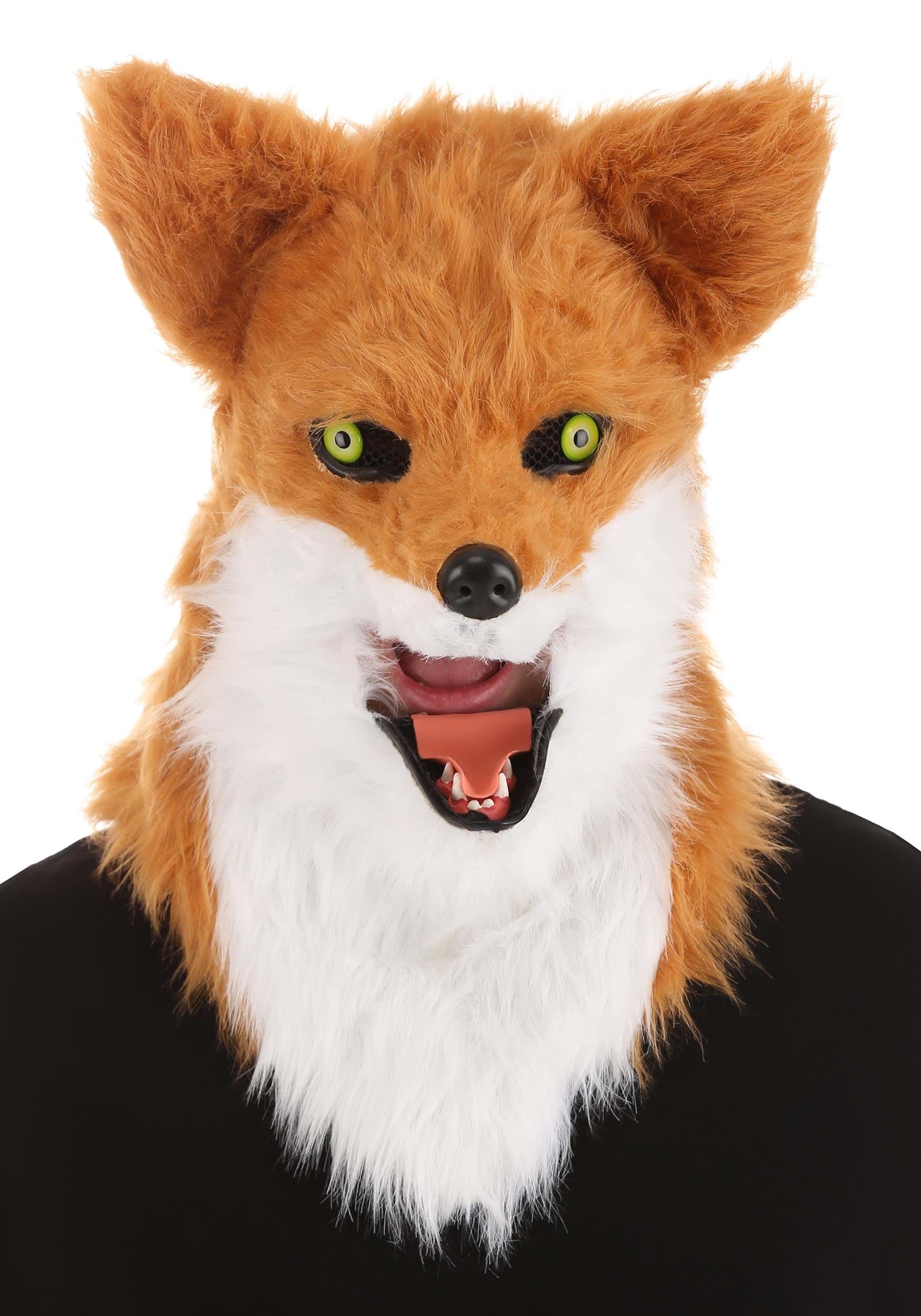 Adult Mouth Mover Costume Fox Mask