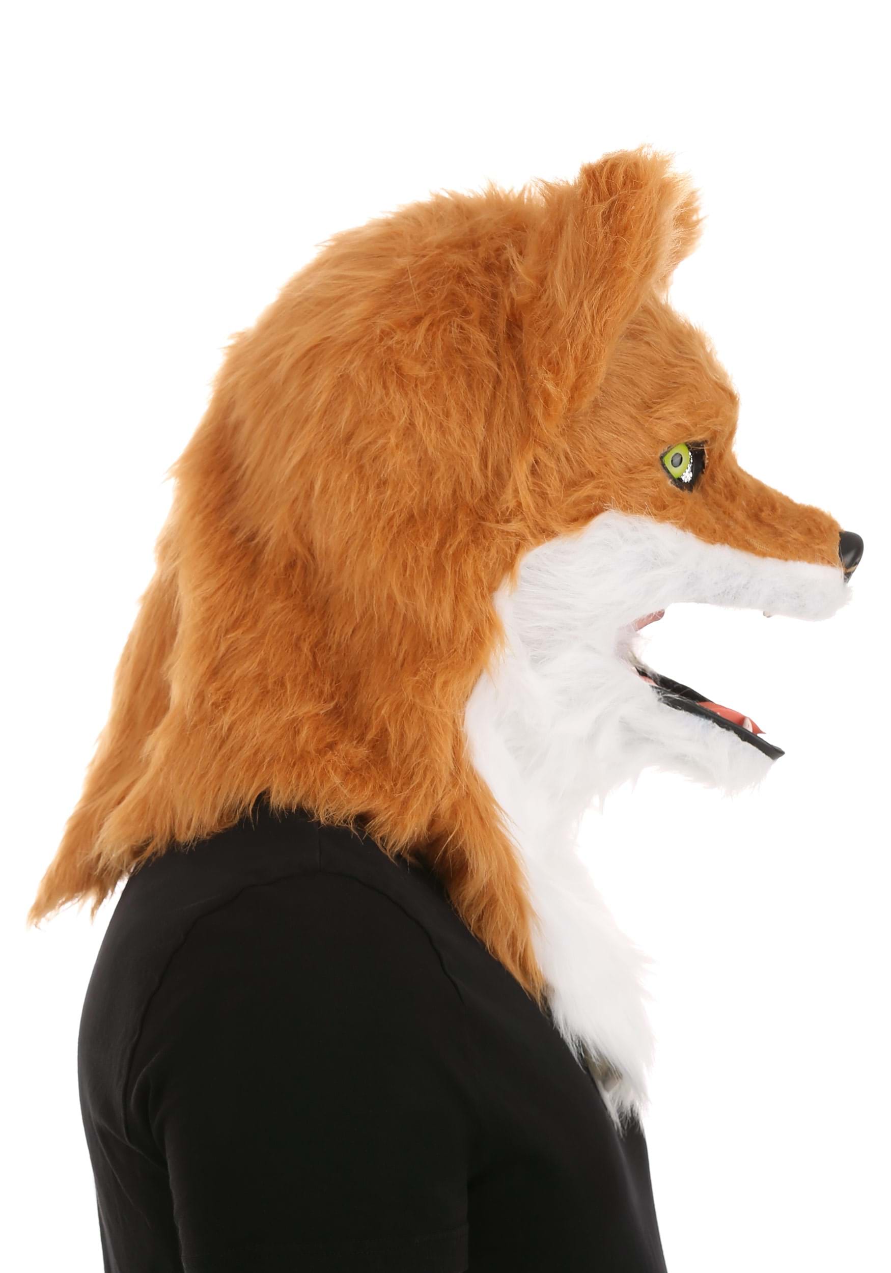 Adult Mouth Mover Costume Fox Mask