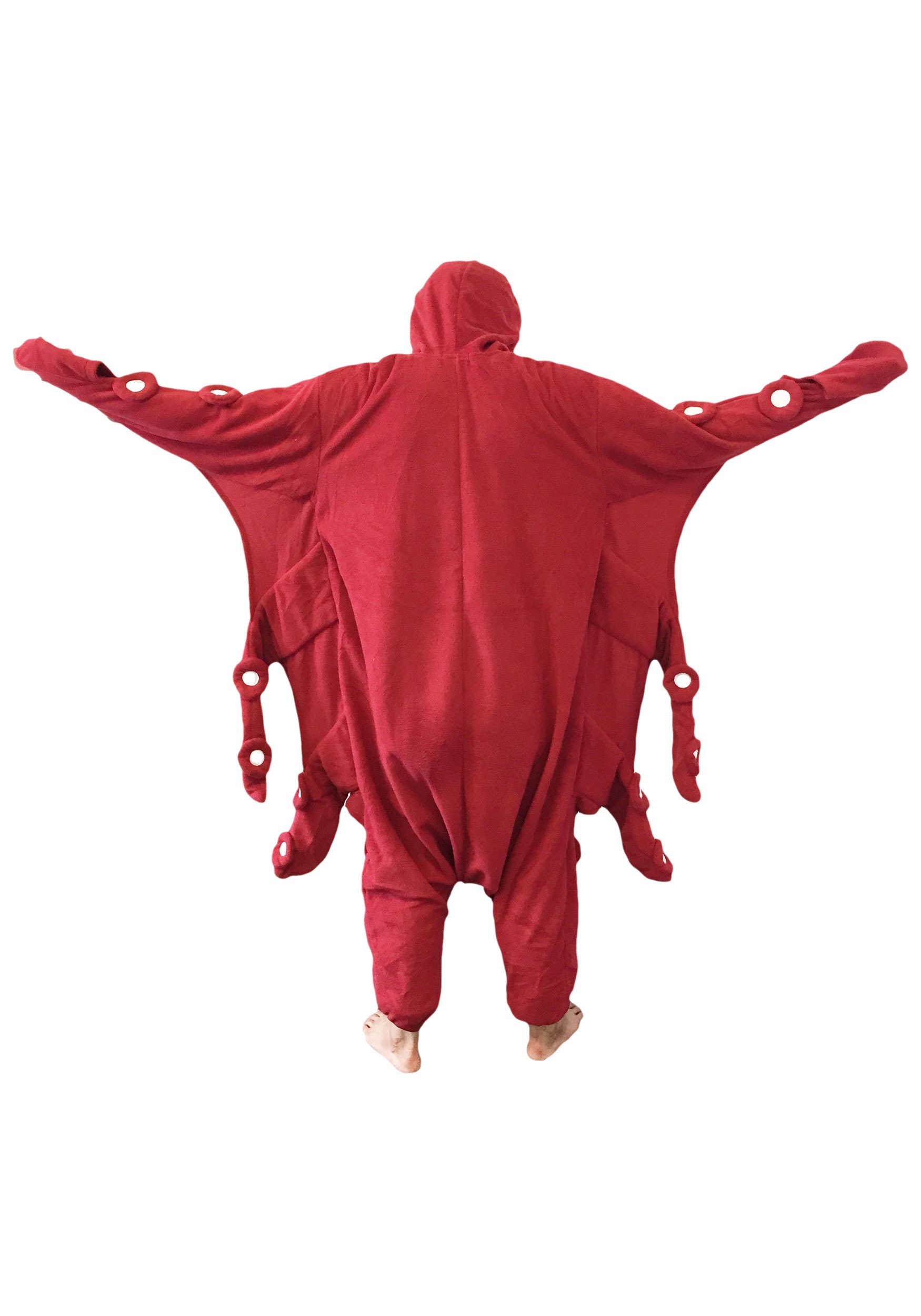 Adult Red Octopus Kigurumi Costume