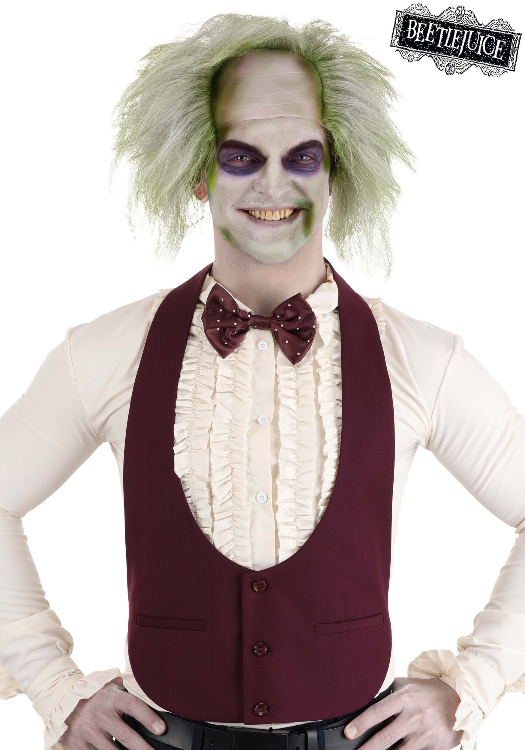 Beetlejuice Men's Wedding Suit Vest 1 Beetlejuice Men's Wedding Suit Vest