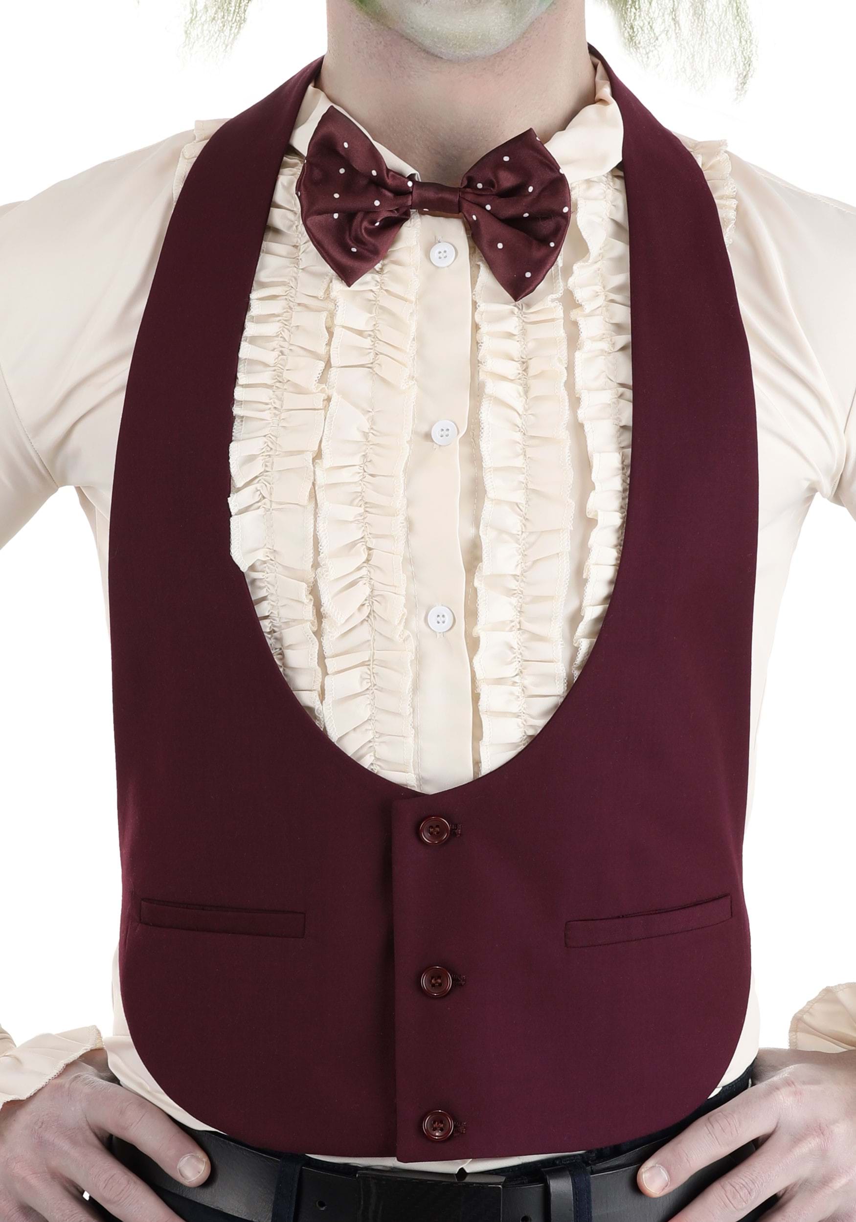 Beetlejuice Men's Wedding Suit Vest 4 Beetlejuice Men's Wedding Suit Vest
