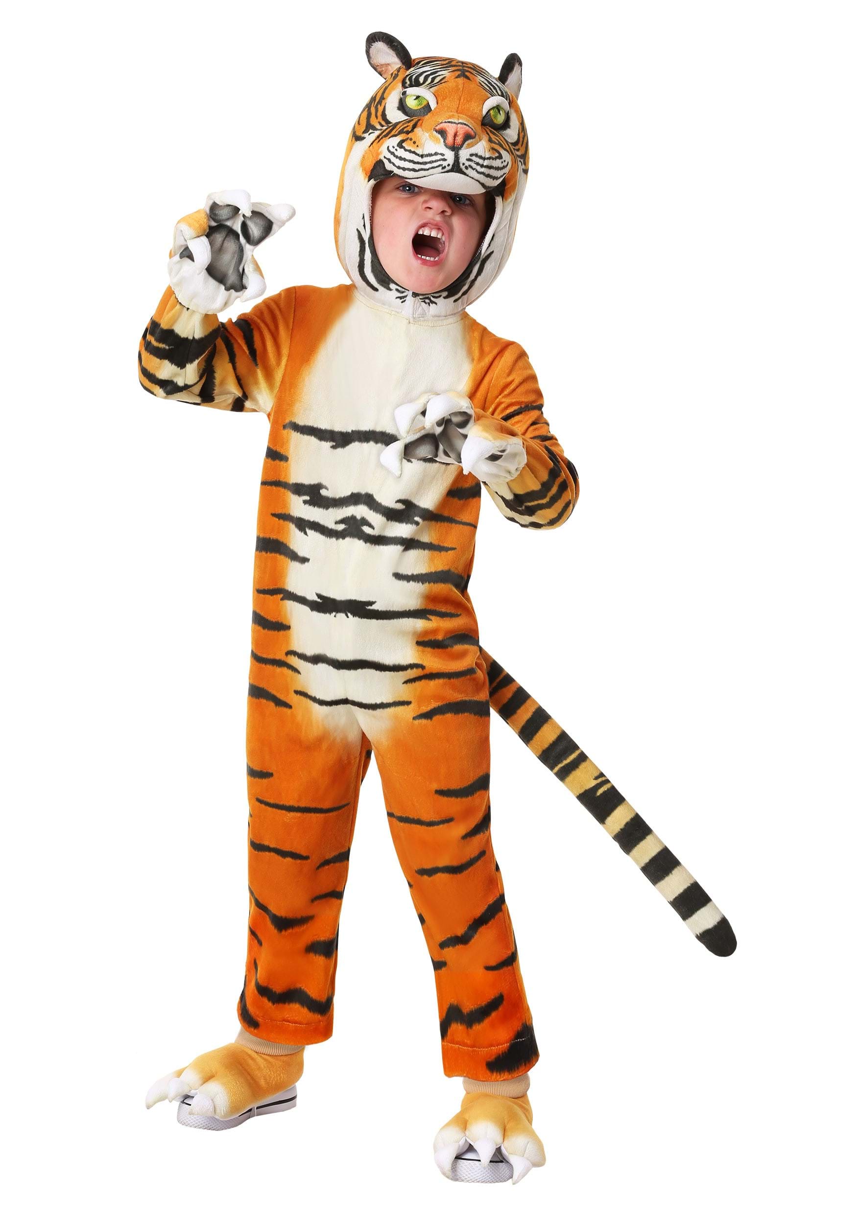 Realistic Tiger Costume for Toddlers