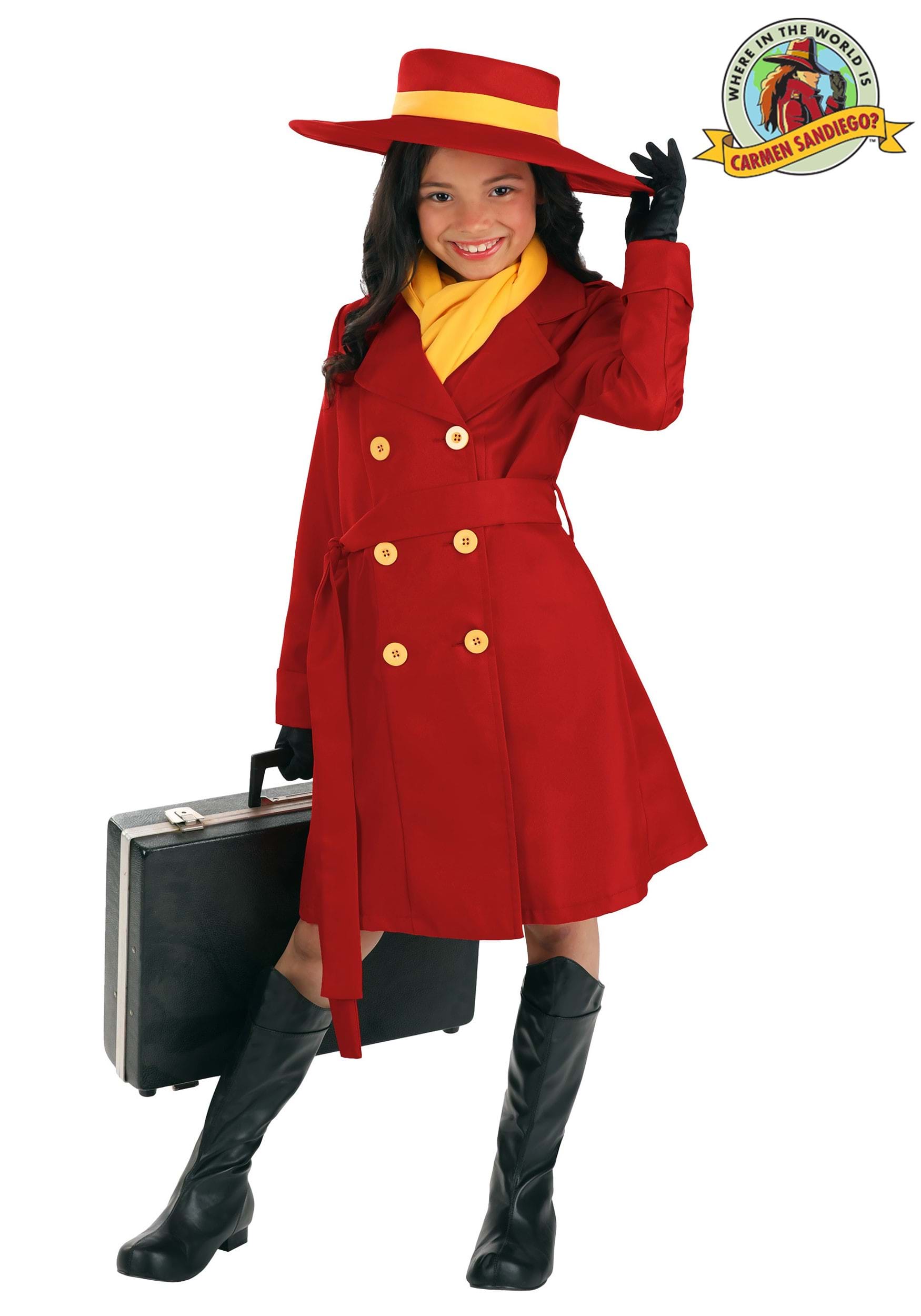Carmen Sandiego Girl's Costume