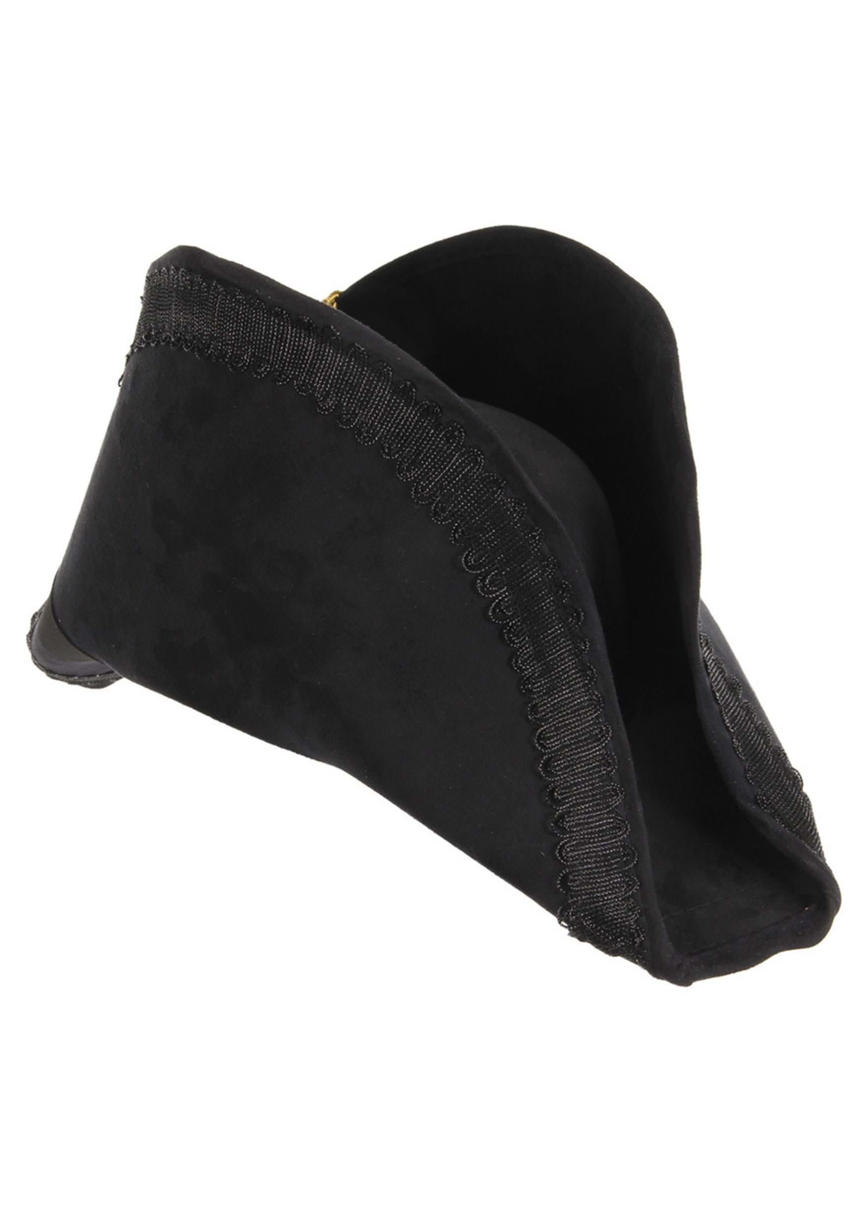 Black Admiral Bicorn Hat