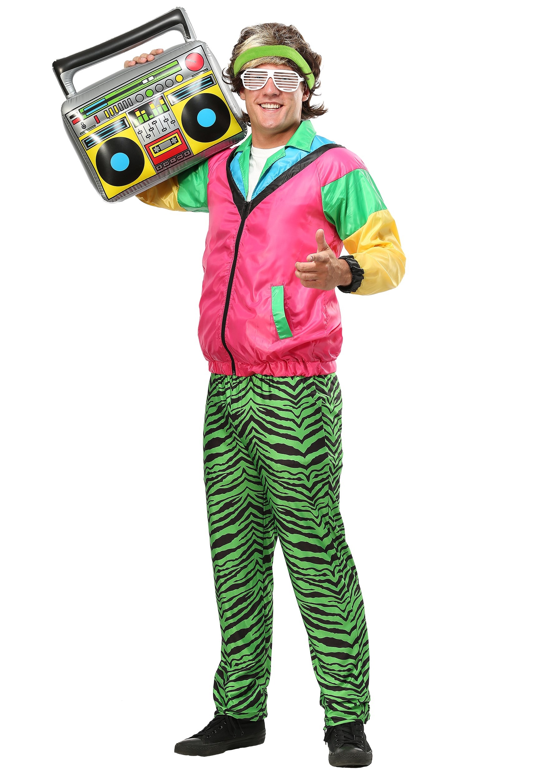 Plus Size 80's Jock Costume for Men