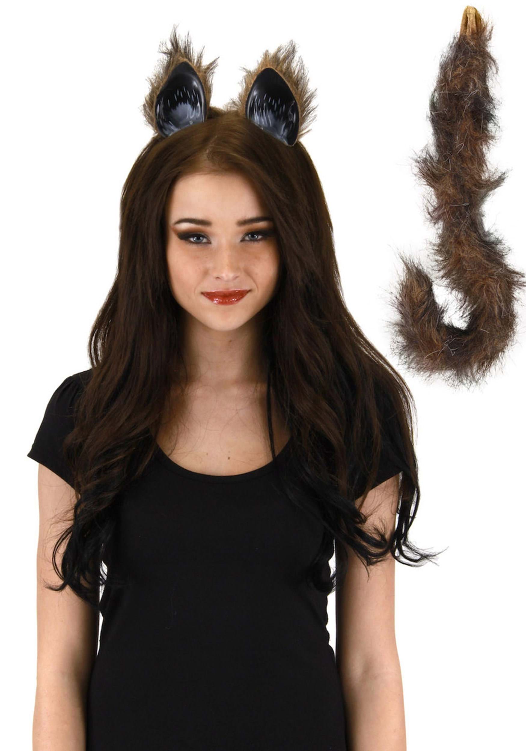 Cat Ears & Tail Costume Kit