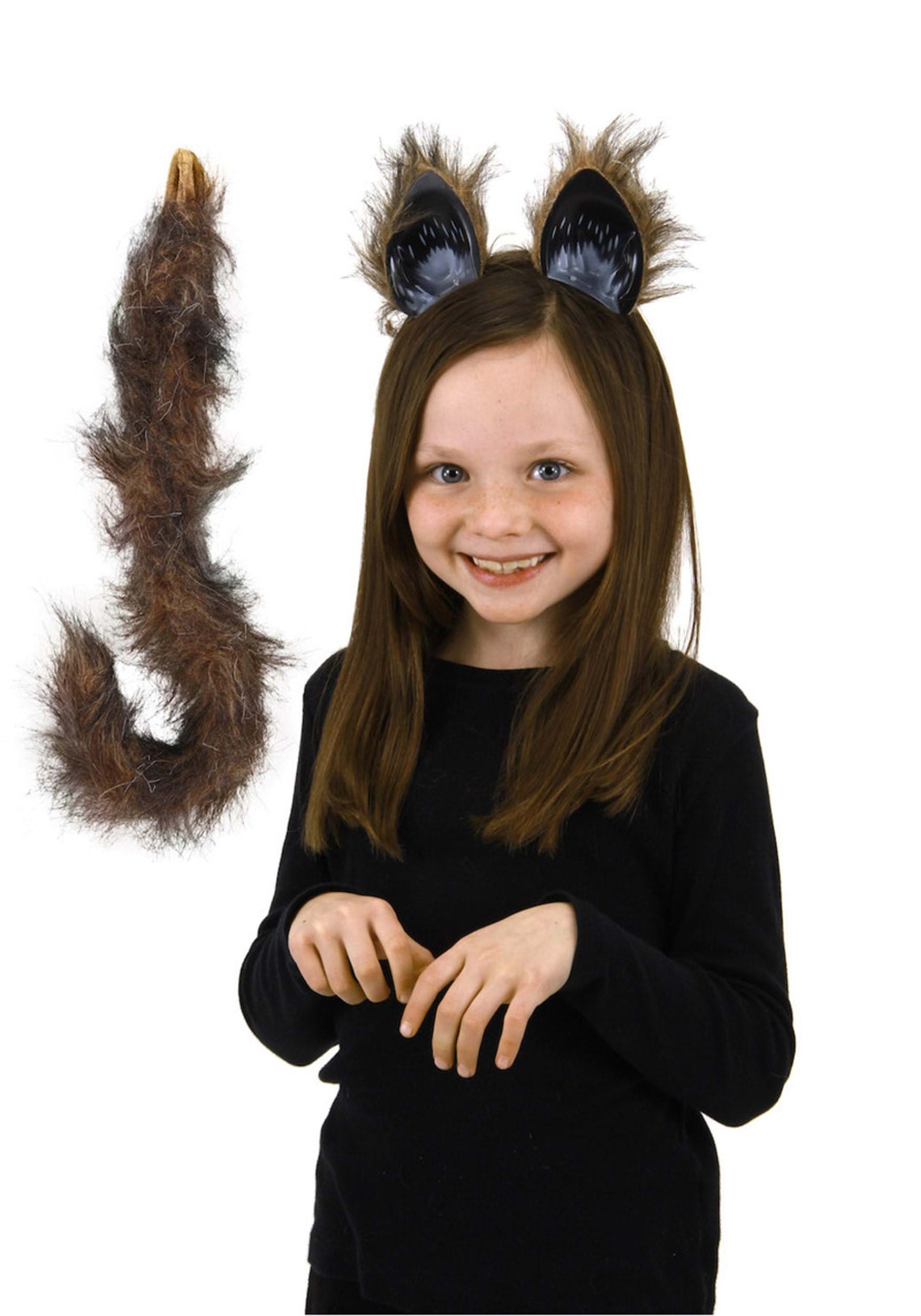 Cat Ears & Tail Costume Kit