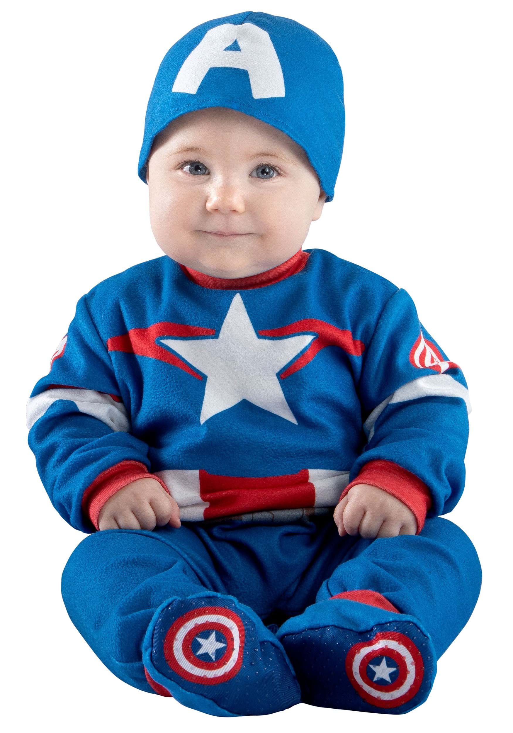 Infant Captain America Steve Rogers Costume