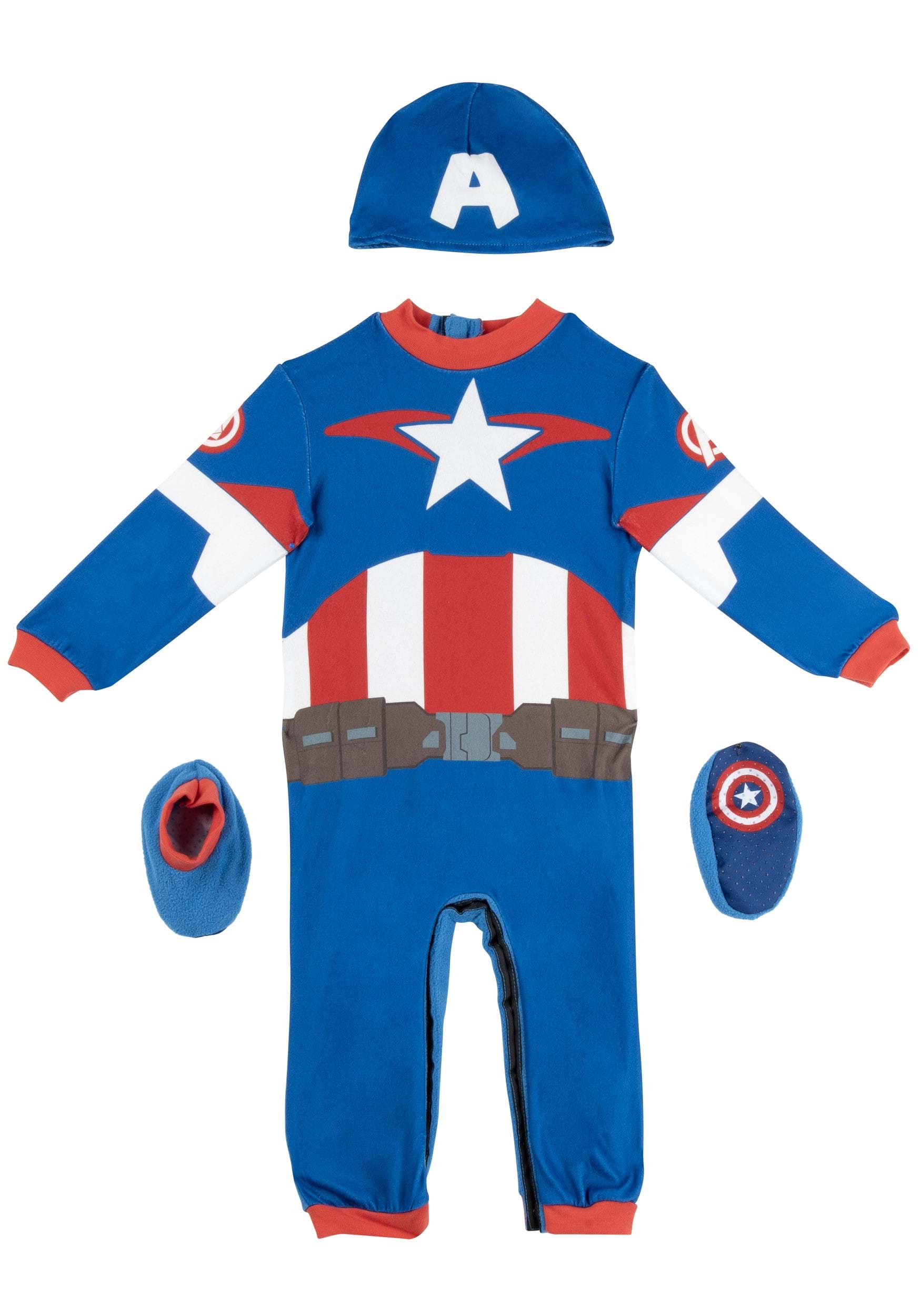 Infant Captain America Steve Rogers Costume