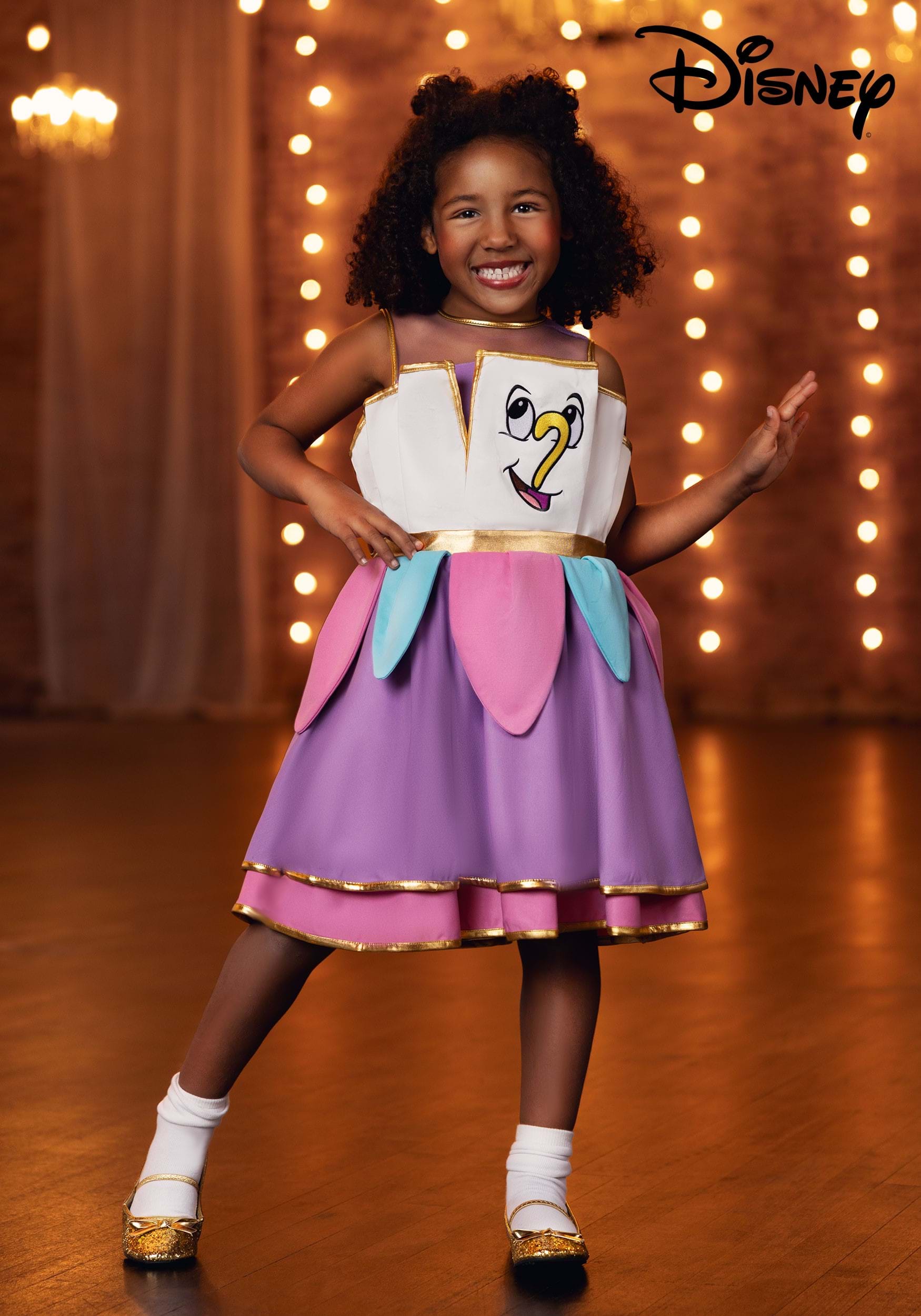 Disney Beauty and the Beast Chip Costume Dress for Girls